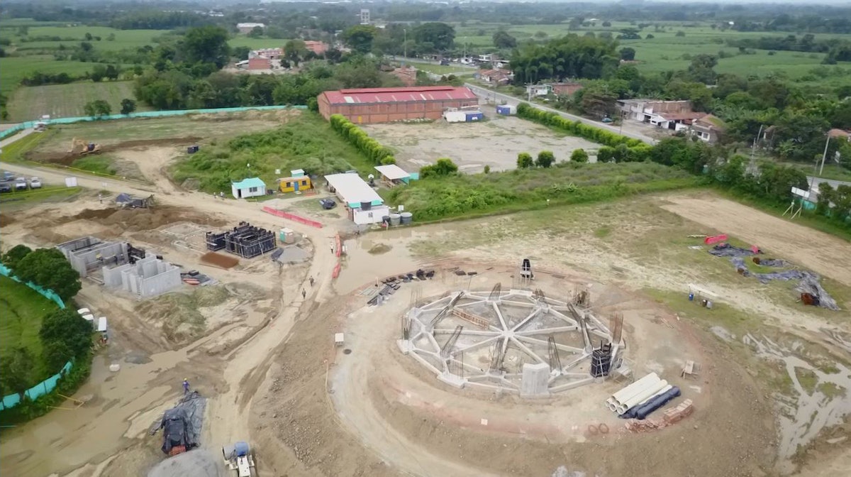 New video footage shows progress on the construction of the local House of Worship in Norte del Cauca, Colombia.