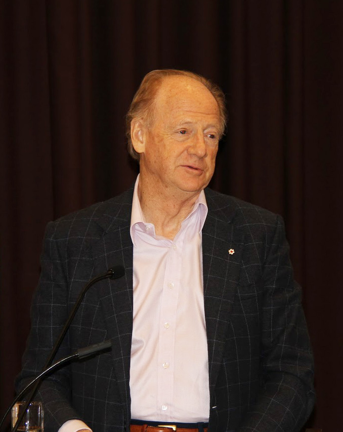 Philosopher and writer John Ralston Saul presents as a keynote speaker at the recent conference in Ottawa.