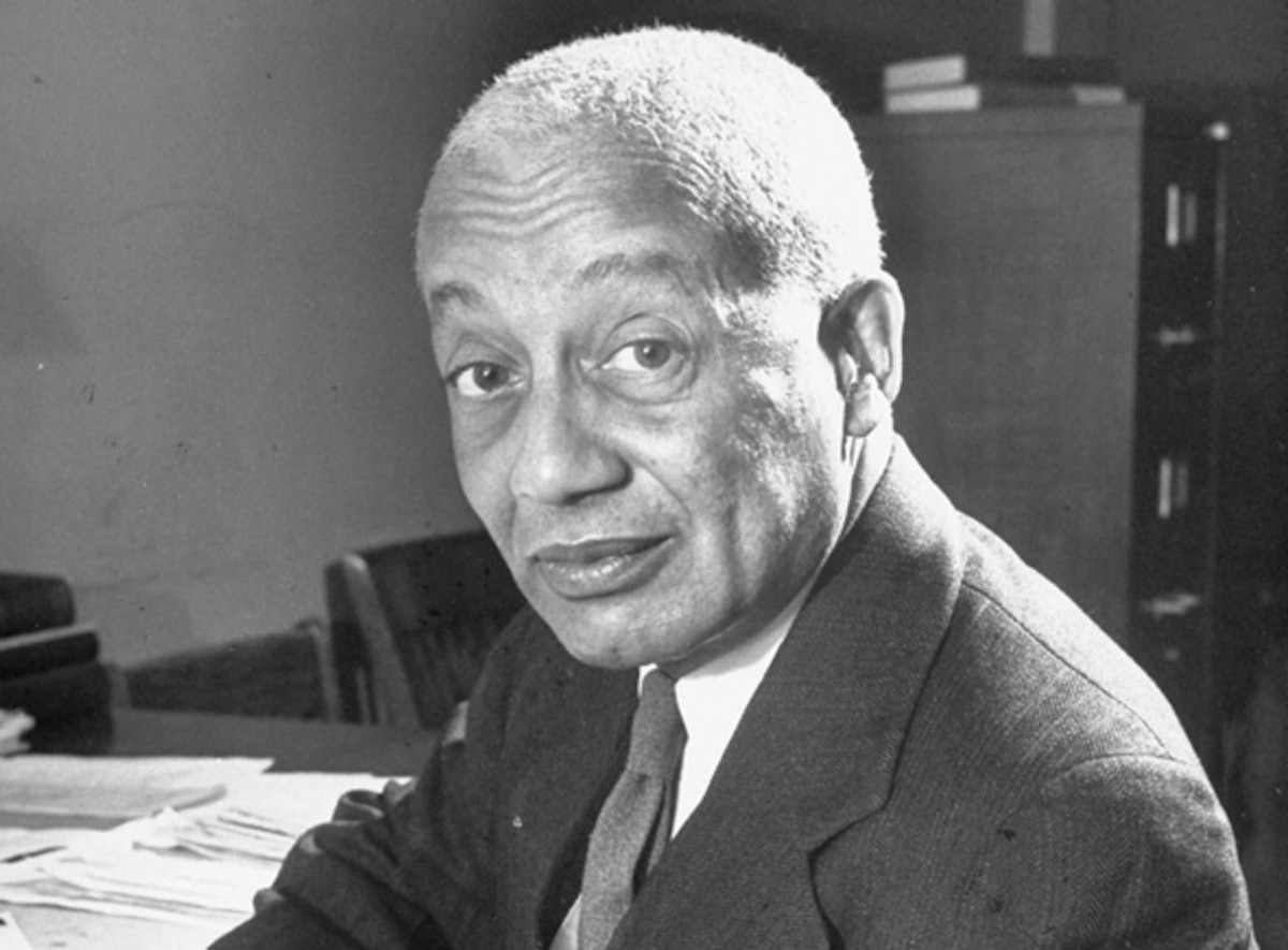 Alain Locke was the first African American Rhodes Scholar, and he is often remembered as the "Dean" of the Harlem Renaissance. He received his PhD from Harvard in 1918, the same year he became a Baha'i. He went on pilgrimage in the early 1920s, and upon his return, published the travel narrative Impressions of Haifa documenting his experience.
