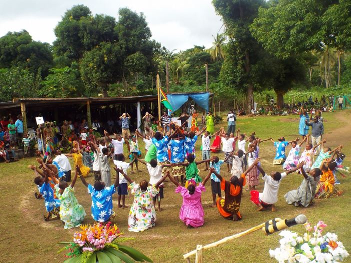 Dancers perform the "Unity Drama" and "Unity Dance."