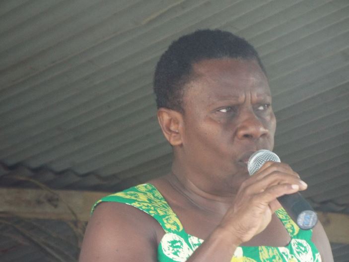 The Acting Secretary General from the TAFEA Provincial Government Council, Ketty Nabuwat, shared encouraging words on behalf of the government.