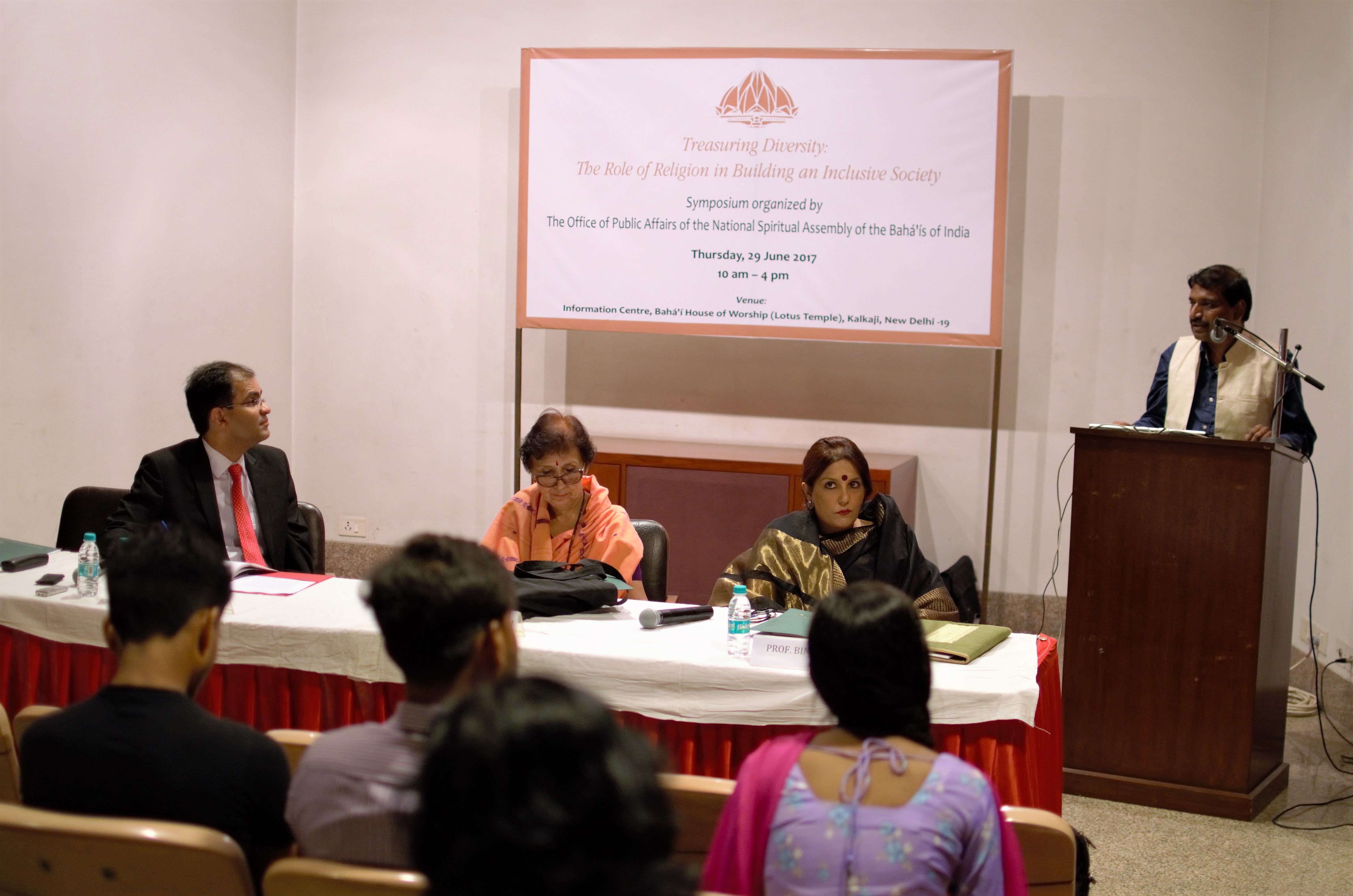 K.G. Suresh, Director General, Indian Institute of Mass Communication, addresses the audience:“In an interconnected and diverse society, the role of communication becomes crucial in maintaining harmony and strengthening the social fabric.”