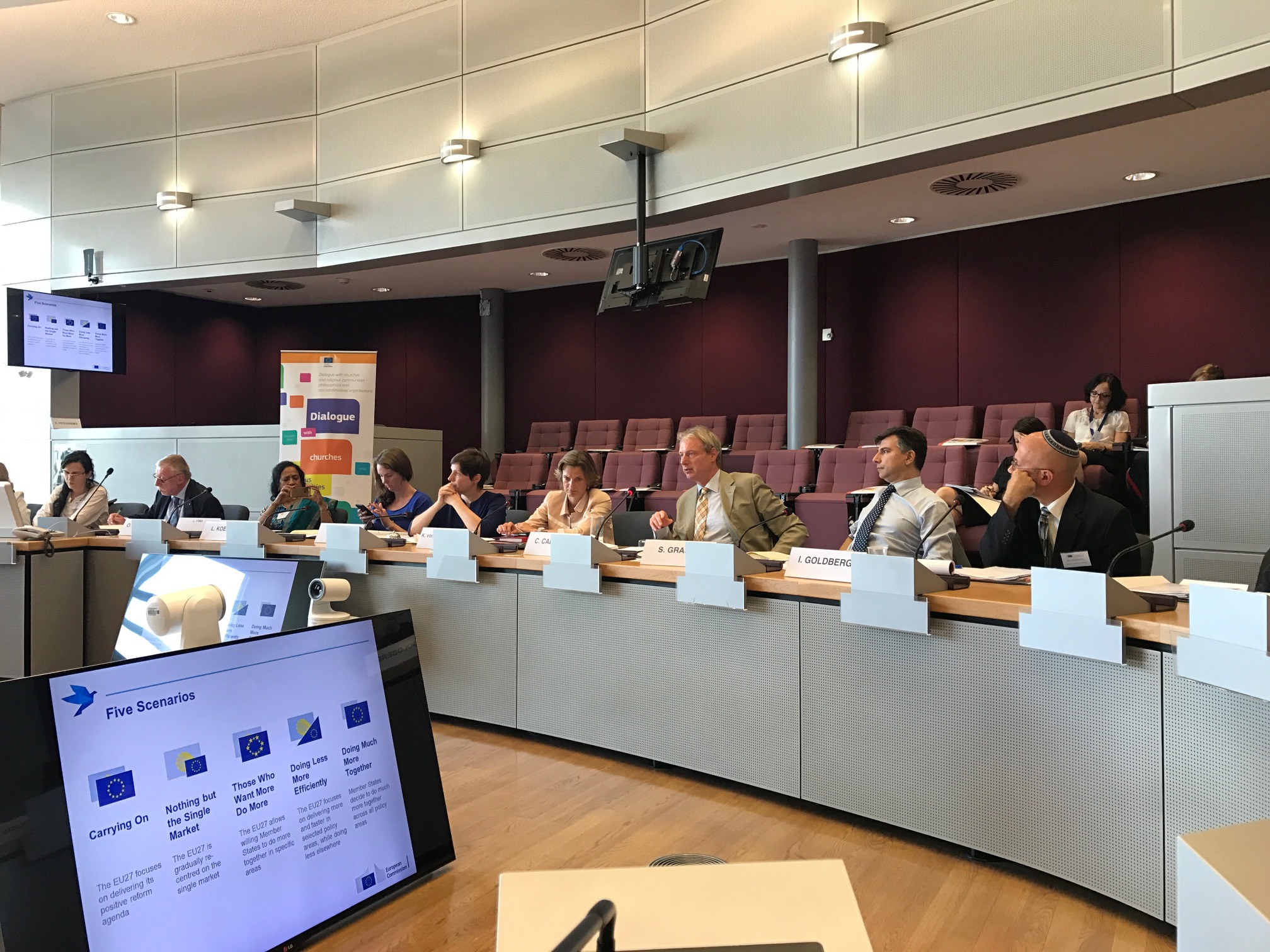 رهبران دینی و سیاست‌گذاران، هفتم ژوئیه در جلسه‌ای در بروکسل در مورد آیندۀ اروپا بحث و گفتگو کردند.