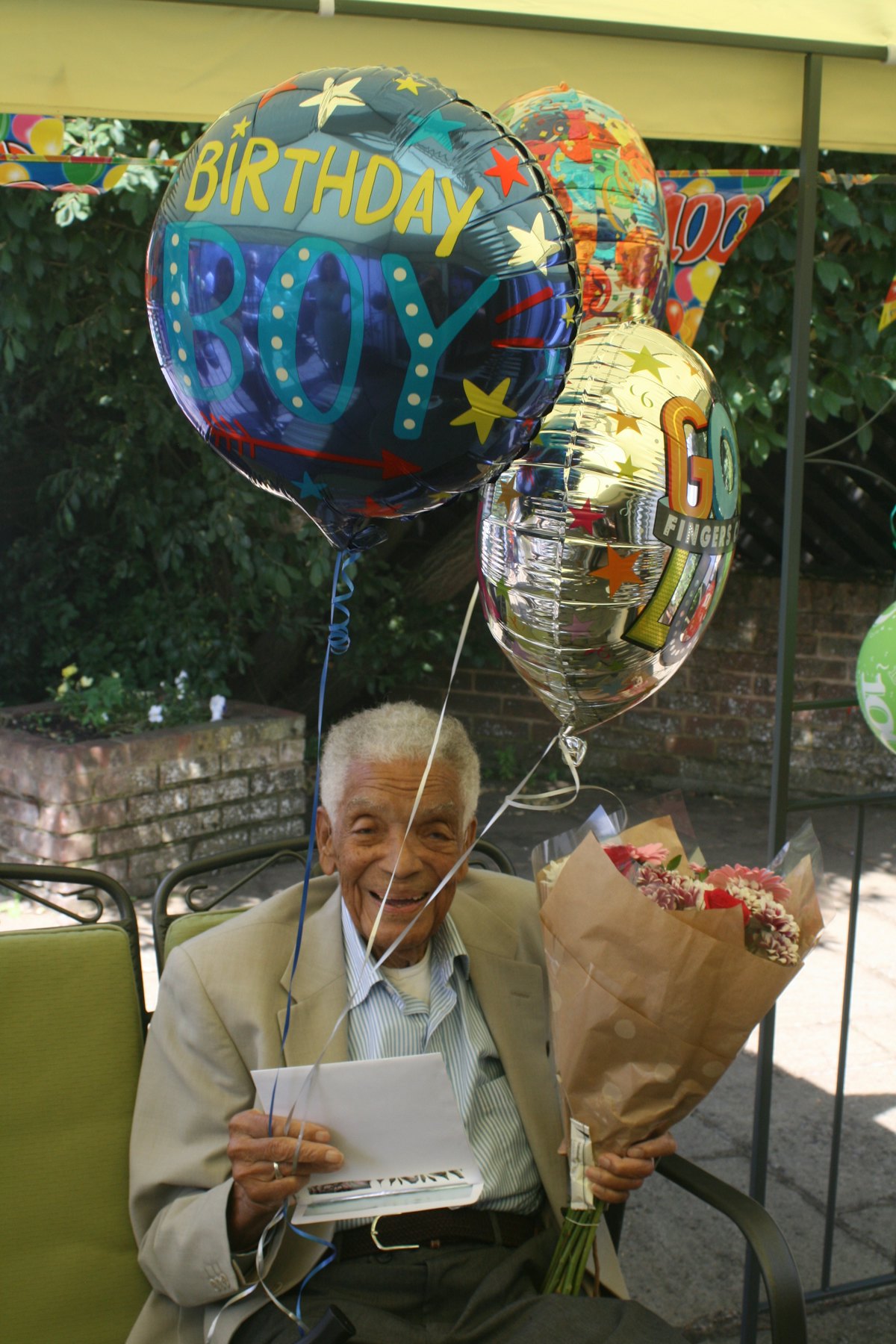 Earl Cameron celebrates his 100th birthday on 8 August 2017.