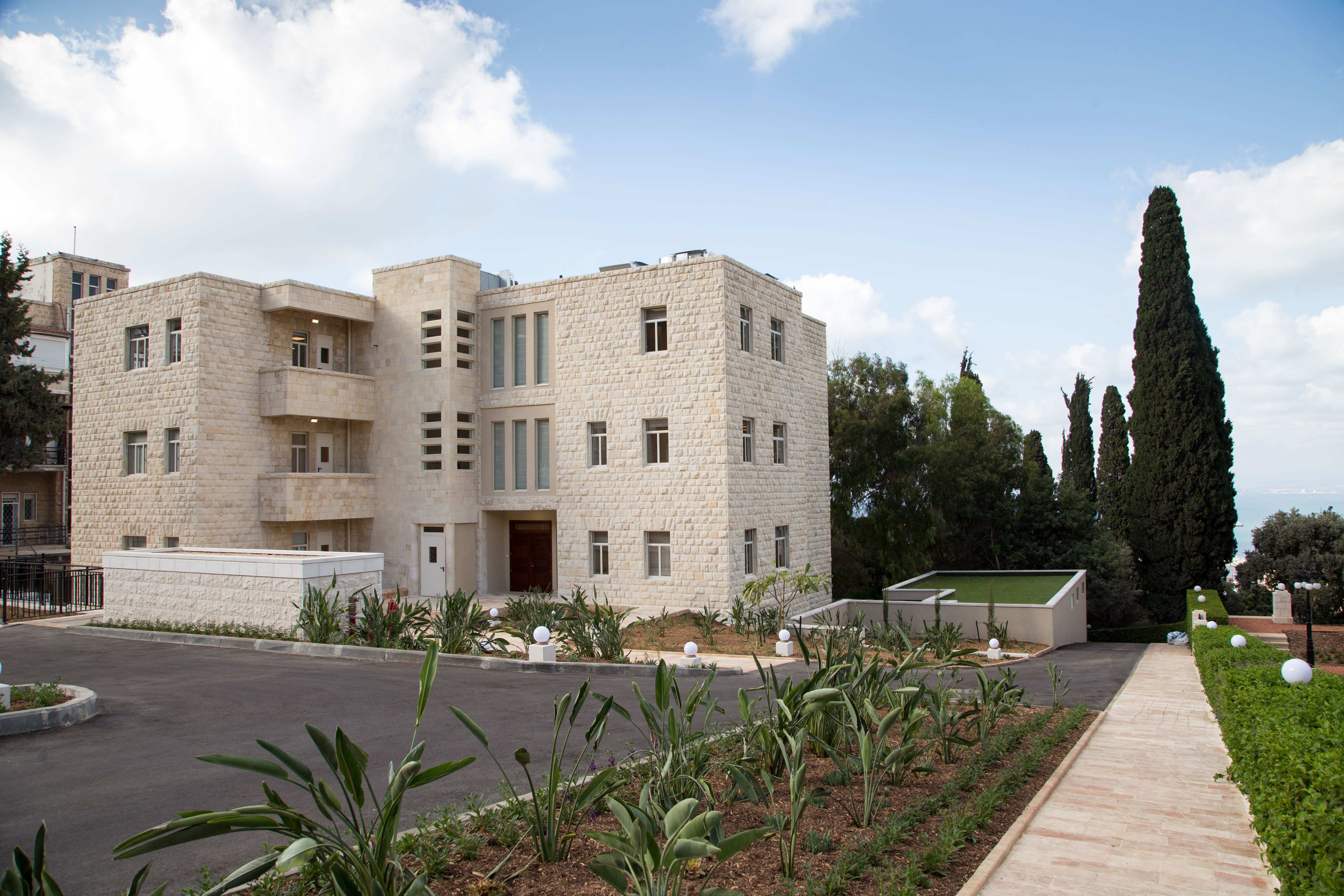 The new Pilgrim Reception Centre opened this summer, in anticipation of the growing number of visitors to the Baha’i World Centre.