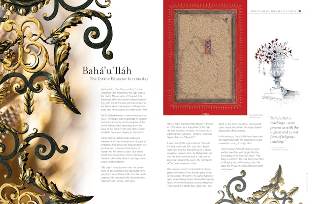 The Baha'is will be published a little more than a month before the 200-year anniversary of the birth of Baha'u'llah. The publication gives a glimpse into His extraordinary life and influence.