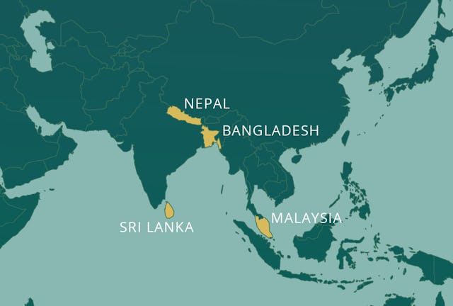 Las comunidades bahá’ís en Bangladesh, Malasia, Nepal y Sri Lanka han recibido mensajes en honor al próximo bicentenario del nacimiento de Bahá’u’lláh.