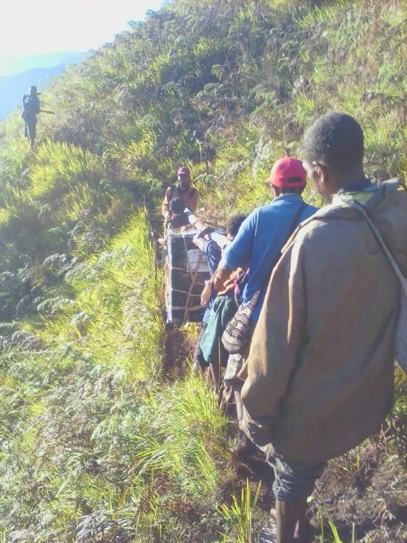 In order to print the thousands of invitations needed for the bicentenary celebrations in the village of Daga in Papua New Guinea, a group of friends carried a photocopier through the mountains.