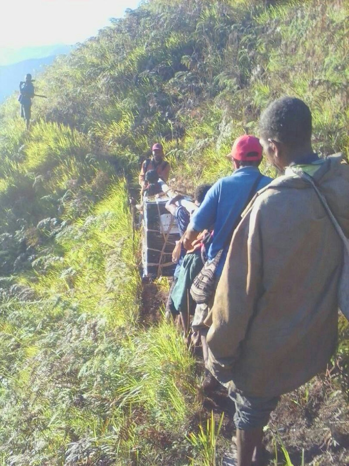 In order to print the thousands of invitations needed for the bicentenary celebrations in the village of Daga in Papua New Guinea, a group of friends carried a photocopier through the mountains.