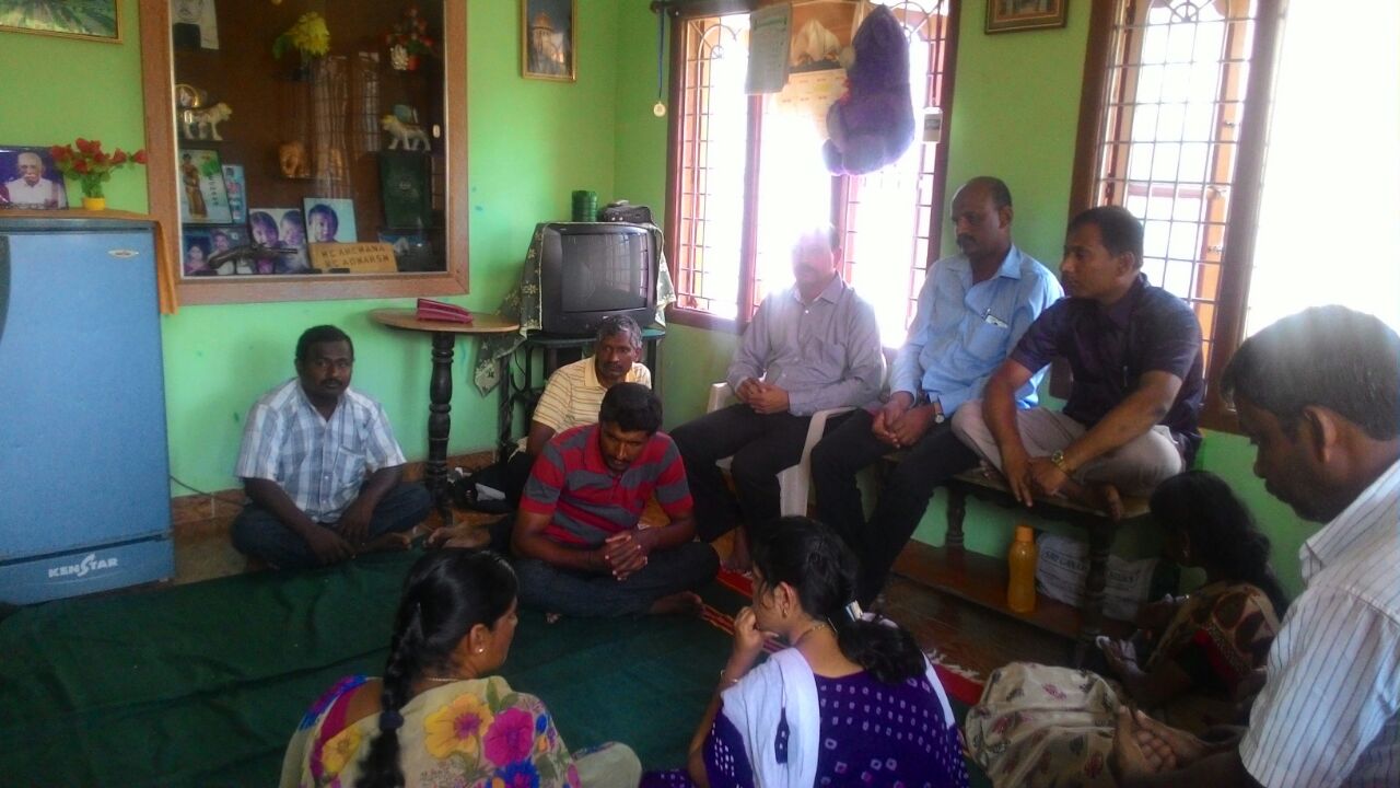 In a village in the Karnataka state that has been experiencing extreme drought which has significantly affected the agriculture in the region this year, families in the Baha’i community decided to each set aside a pound of rice to be able to host and feed the entire village of 1,500 during the bicentenary celebrations.