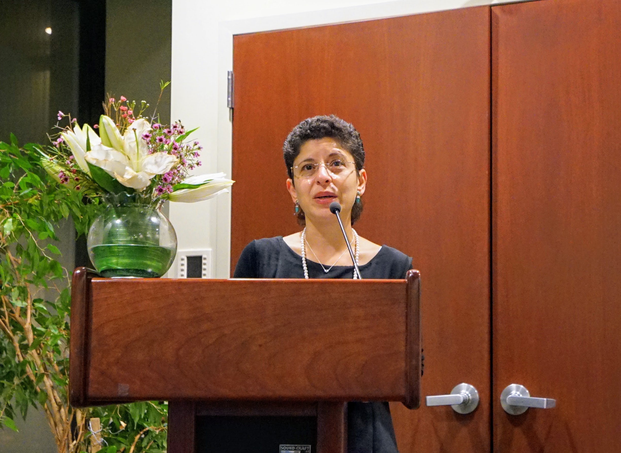 Azza Karam, Chairperson of the UN Inter-Agency Taskforce on Engagement with Faith-Based Organizations speaking about the strong relationship between the BIC and the UN