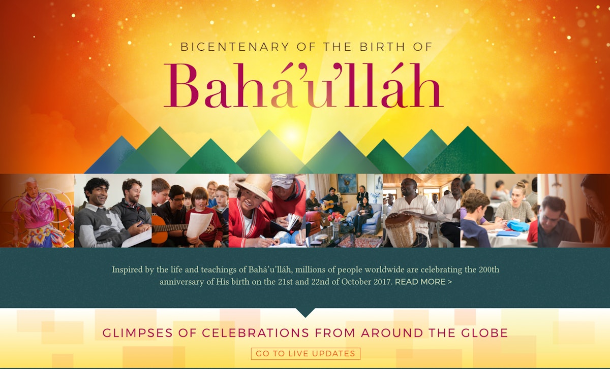 جشن‌های دویستمین سالگرد تولد حضرت بهاءالله در وب‌سایت رسمی جامعۀ جهانی پخش خواهد شد.