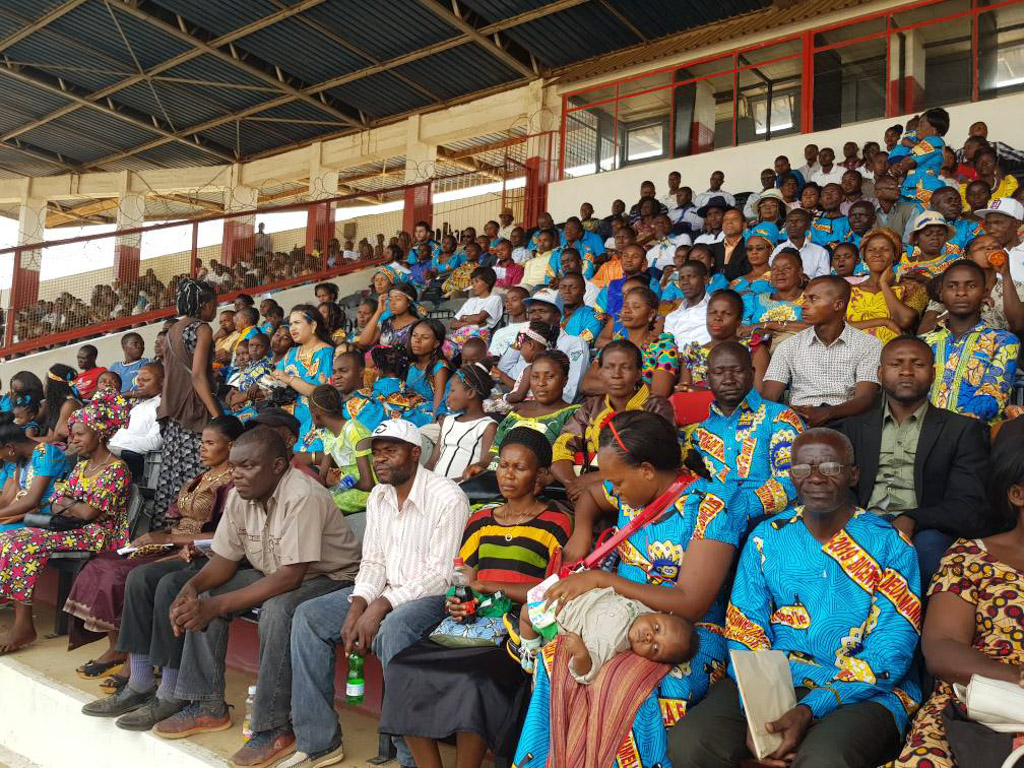 A celebration of the bicentenary of the birth of Baha’u’llah was held in a stadium in Lumumbashi, Democratic Republic of the Congo