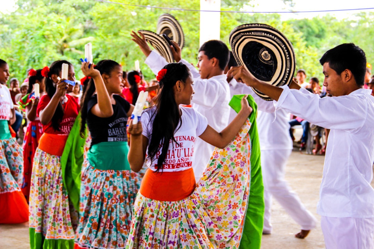 Dancing at a celebration in Tuchin, Colombia