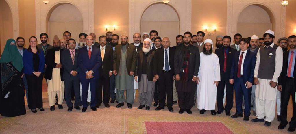 Representing the Baha’i International Community, Suzan Karaman (third from left) joined other religious representatives at the evening session on interreligious harmony.