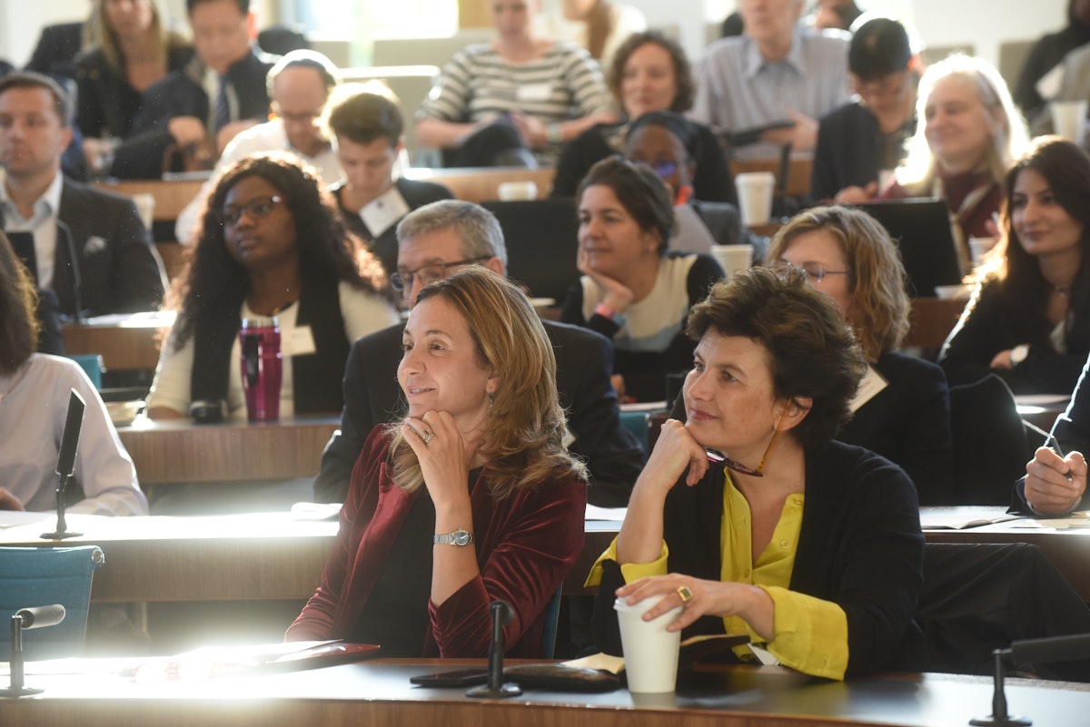 Participants à une conférence de droit à Washington DC, en 2017, qui ont examiné les atrocités commises contre les minorités religieuses