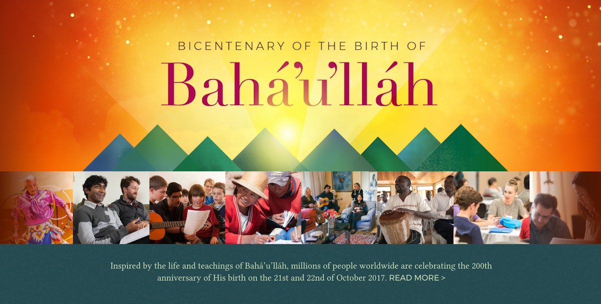 Celebrations of the bicentenary were captured on bicentenary.bahai.org.