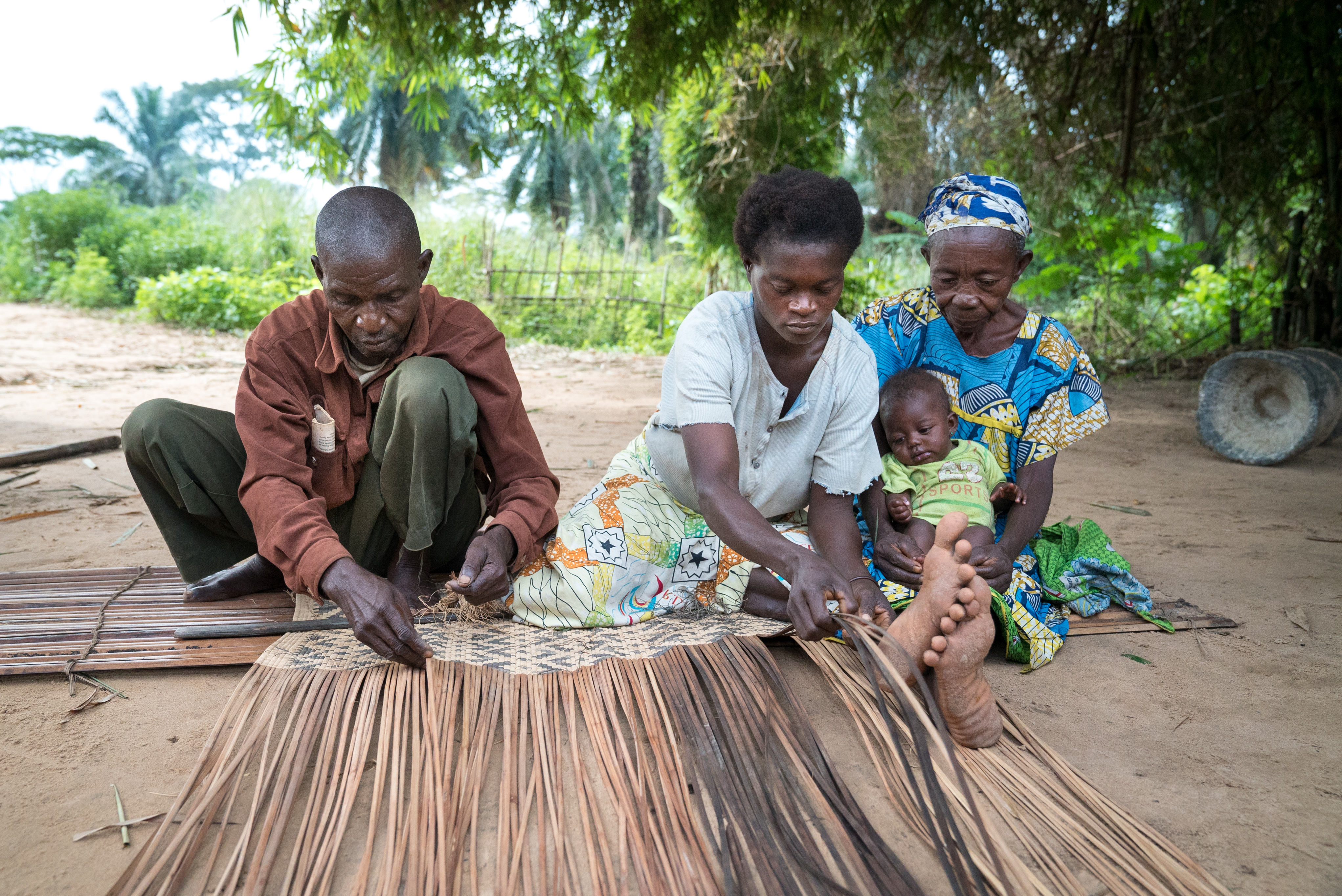 Weaving work in Ditalala