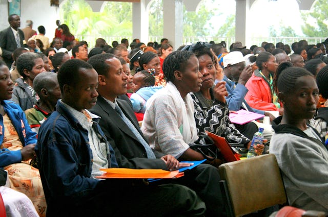 Some 1,200 people came to Nakuru, Kenya, during the second of 18 consecutive weekends of Baha’i regional conferences around the world. Nakuru is one of 41 cities and towns that will host a gathering.