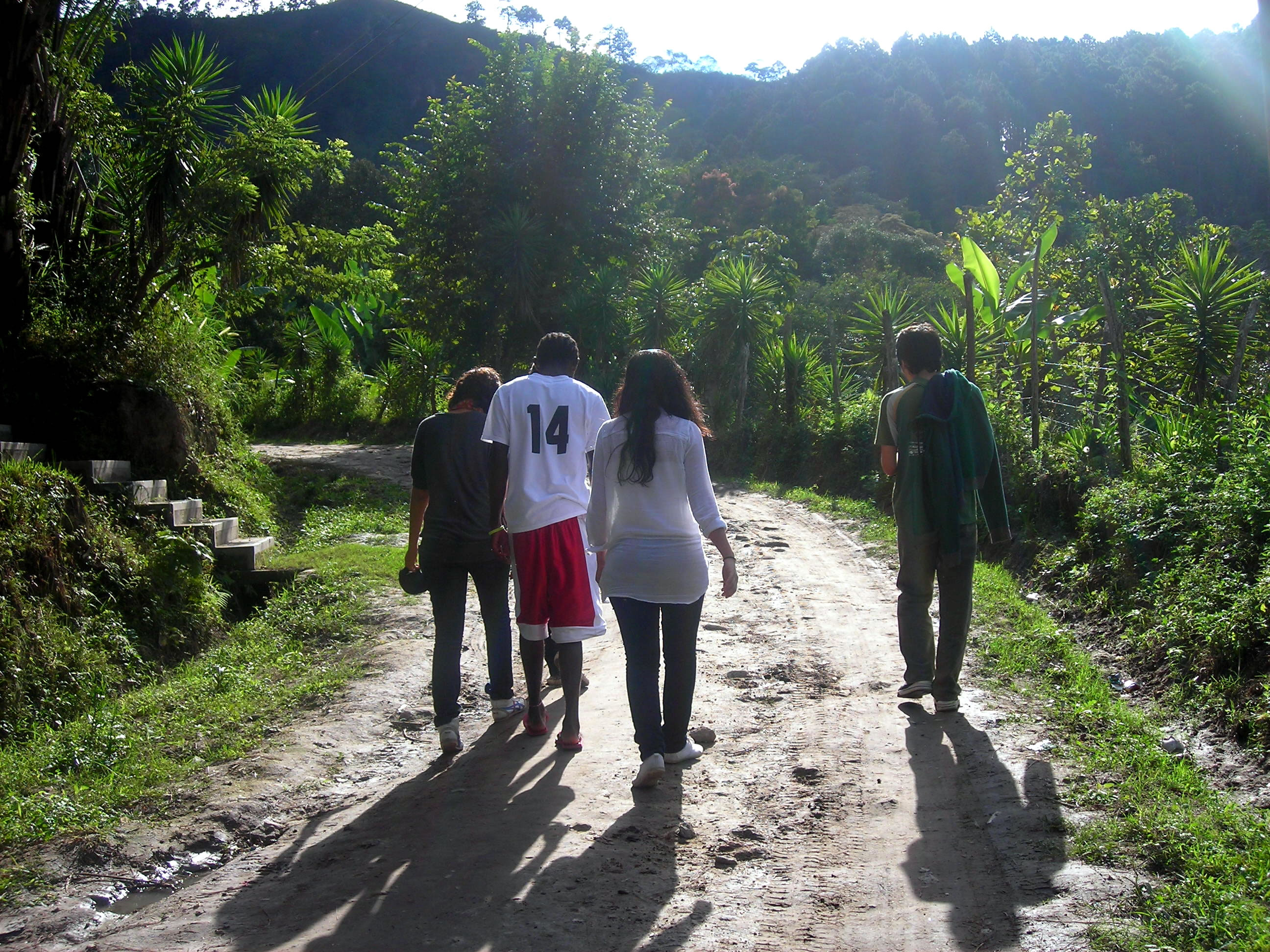 The Central American seminar was held in the outskirts of Santa Rosa de Copan, in the mountains of western Honduras. (Photograph by Nava Kavelin)