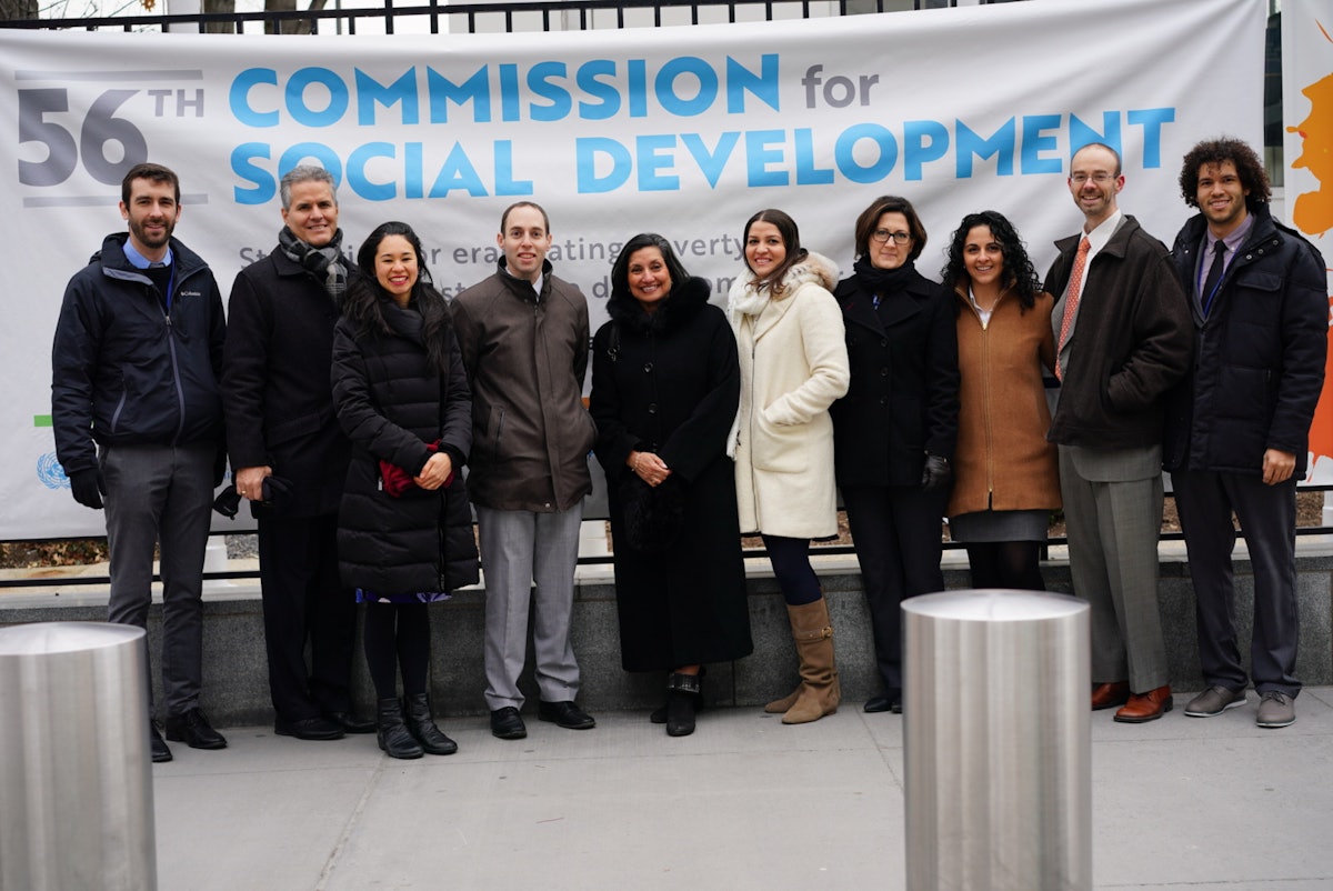 The Baha’i International Community delegation to the 56th Commission for Social Development