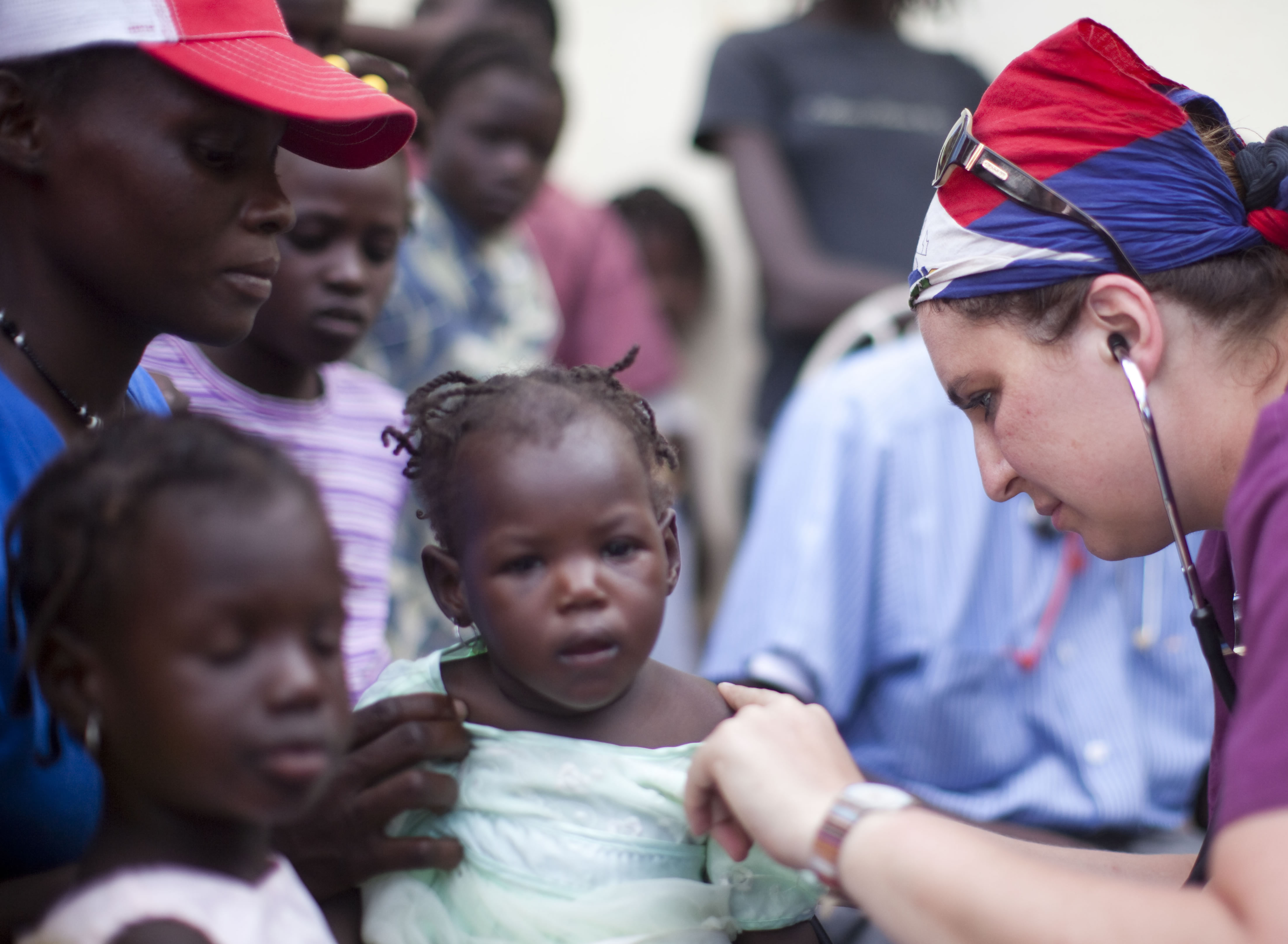 The medical team brought thousands of dollars in donated medical supplies to Haiti, including more than 2,000 packages of antibiotics and other medicine. All took commercial flights to the Dominican Republic and then traveled by bus to Haiti. "We begged the airlines not to charge us the overweight," said one physician. "I personally had 25 bags of medical supplies, and they only charged me $180 in overweight luggage."