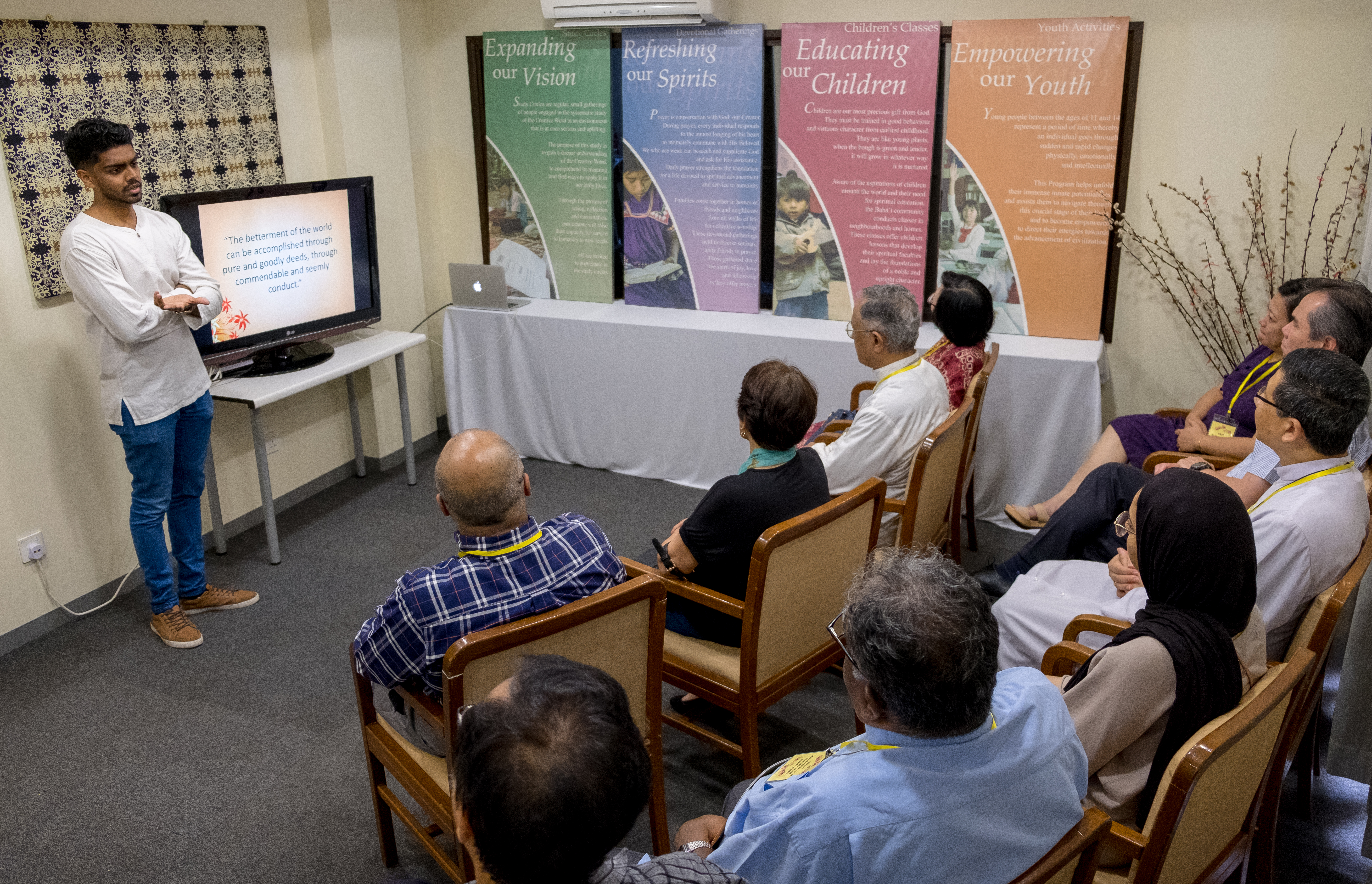 In zone 10, a young man describes how Baha’is throughout Malaysia are working with their neighbors, coworkers, and friends to build just and unified communities.