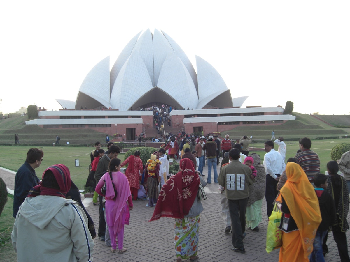 Many of the visitors are from India, but people come from all over the world. They are Hindus, Christians, atheists, Muslims, Buddhists, Sikhs, Jews, Zoroastrians, and of course Baha’is.