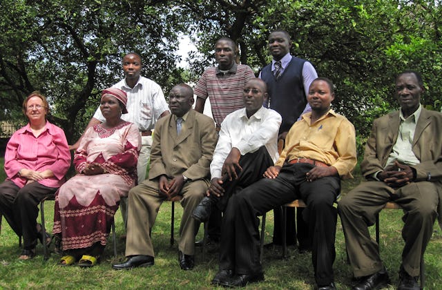 The new National Spiritual Assembly of the Baha'is of Burundi, elected for the first time in 17 years.