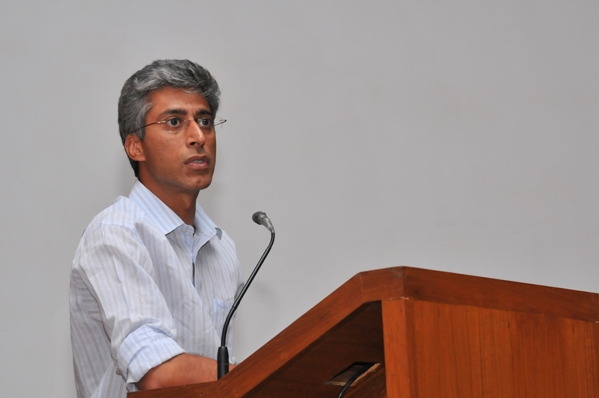 Emmy award-winning journalist Rohit Gandhi was a speaker at a Solidarity Concert held at the Baha'i House of Worship in New Delhi, 18 May 2011, to mark the third anniversary of the arrest of Iran's seven Baha'i leaders. Mr. Gandhi told the gathering that he believed that the Baha'is in Iran are reflecting the face of the Iranian public.