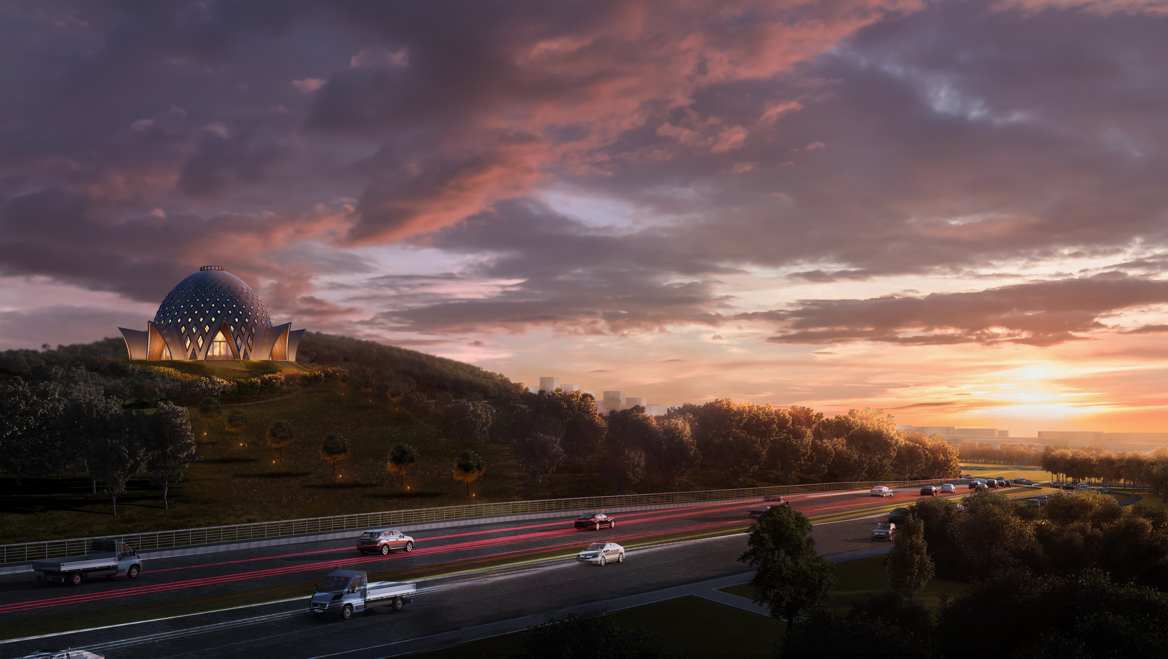 This temple will be one of two national Baha’i Houses of Worship to be built in the world.