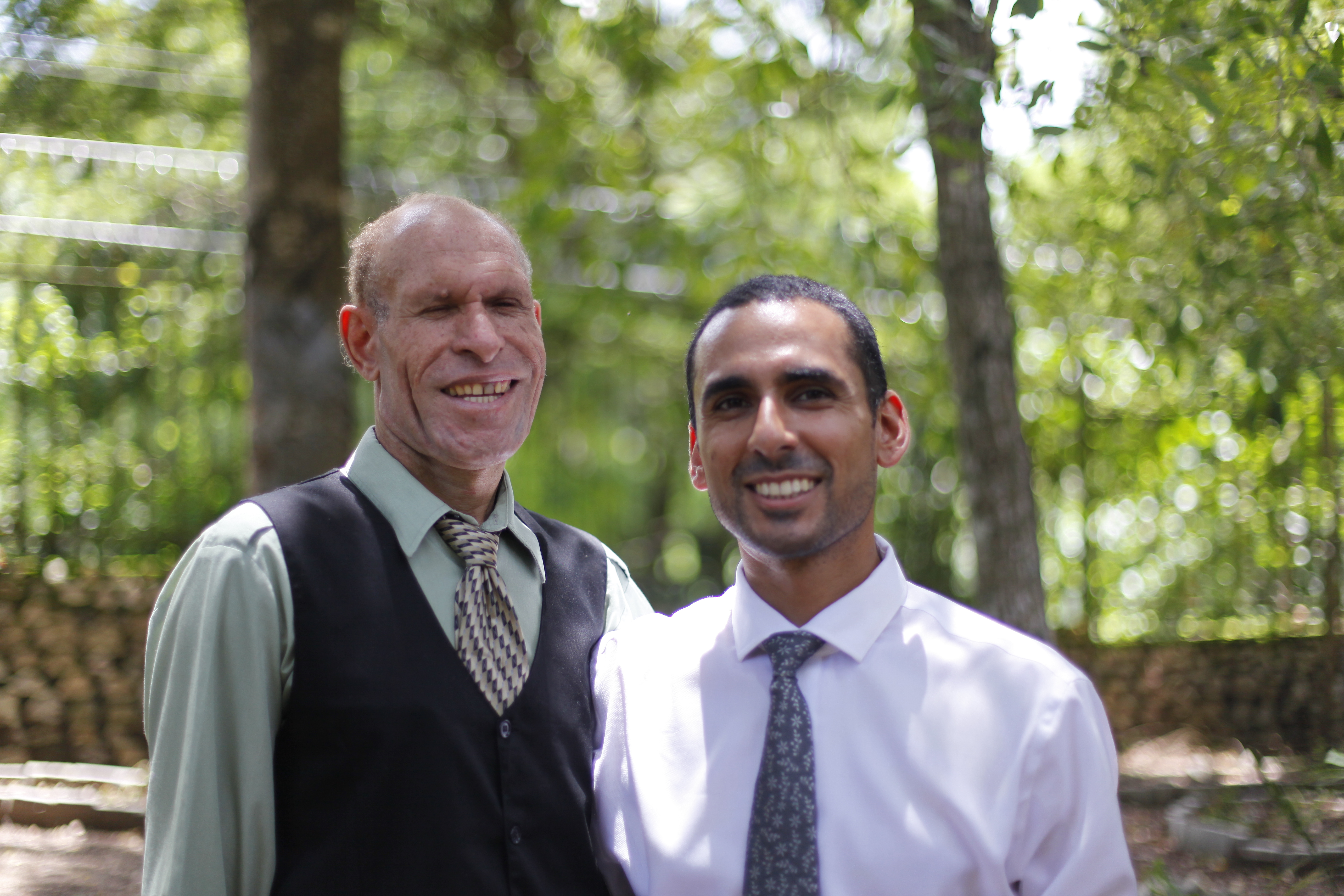 The architectural team:  Henry Lape (left) and Saeed Granfar (right).