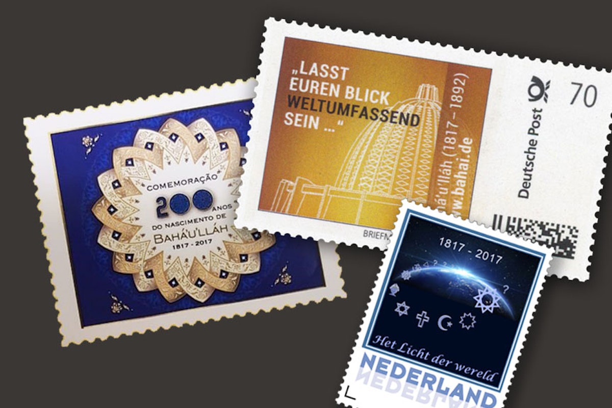 Des pays du monde entier conçoivent des timbres commémoratifs baha’is
