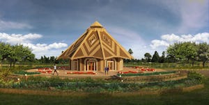 Une illustration de la maison d’adoration locale de Matunda Soy, au Kenya, a été dévoilée aujourd’hui.