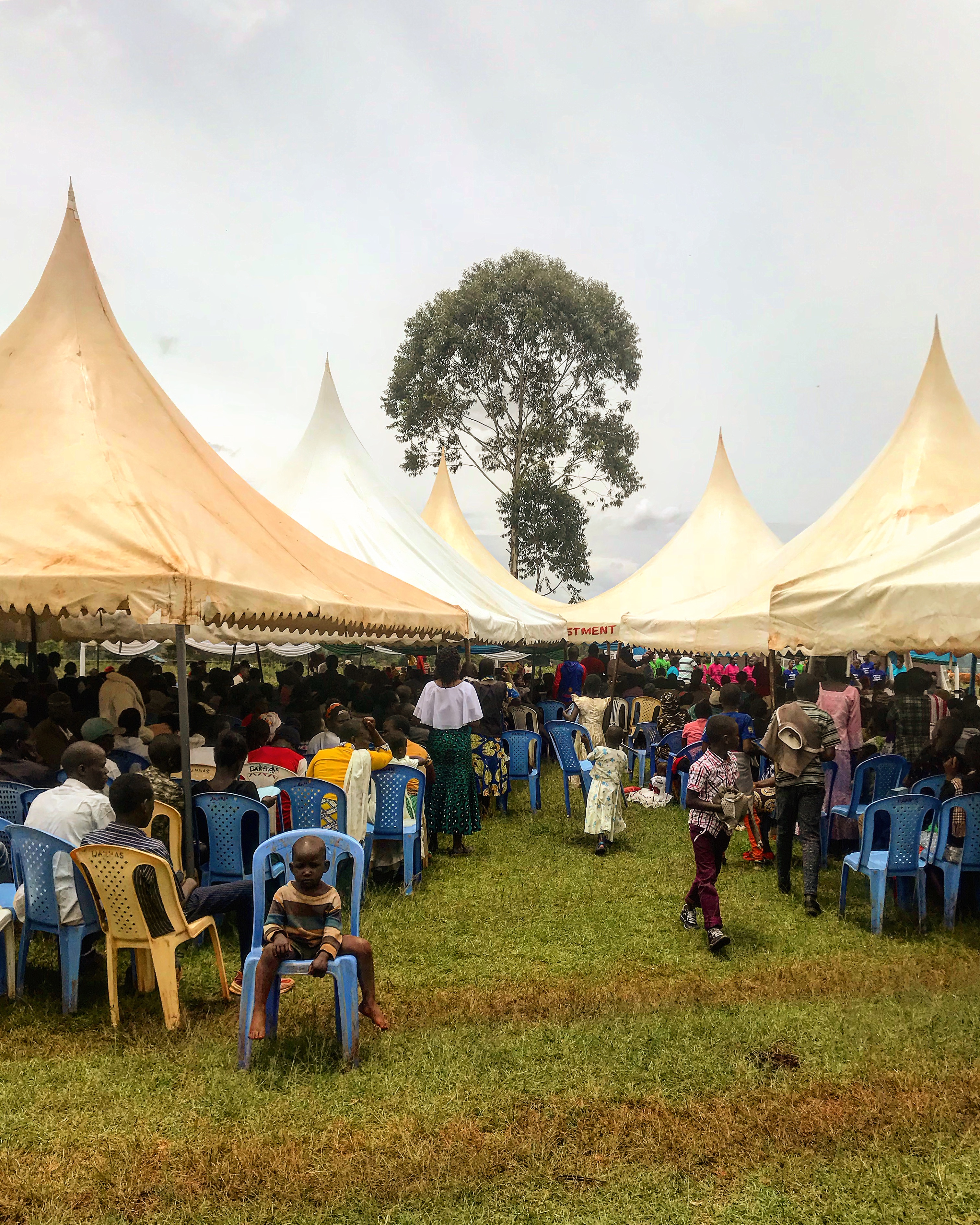The celebration for the unveiling of the Temple design hosted more than 1,000 people.