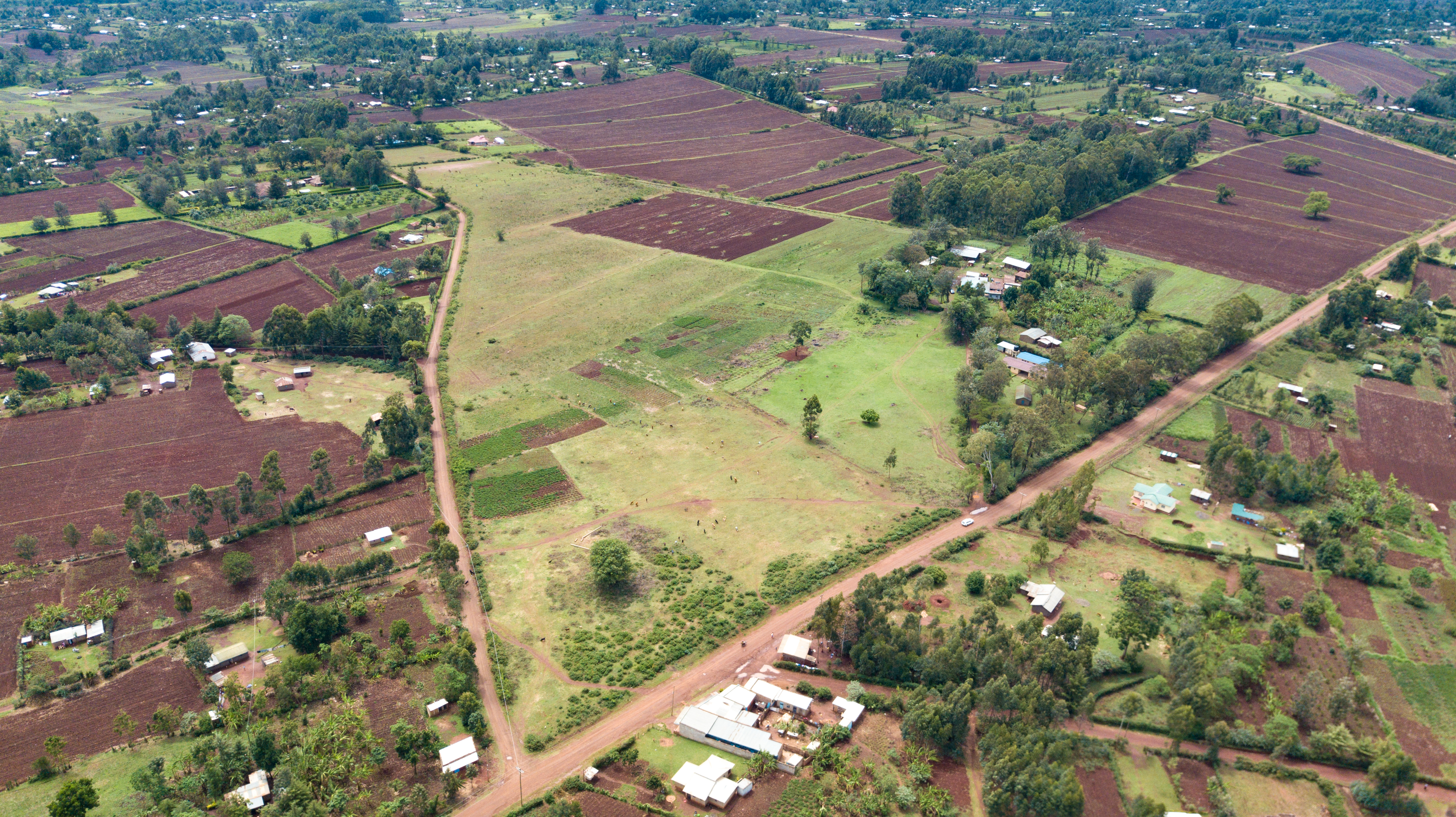 The plot of land where the House of Worship will be built in Matunda Soy