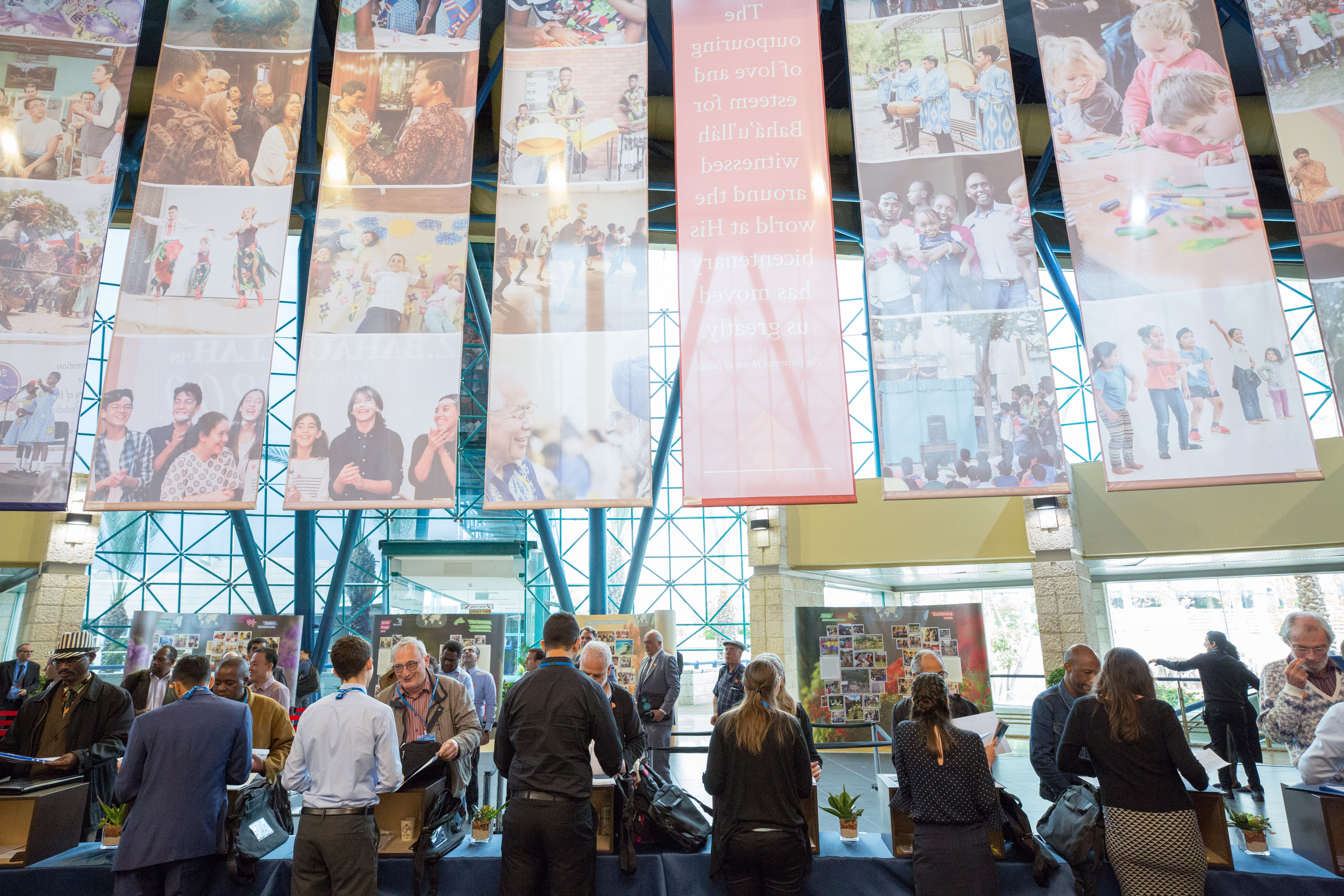 Delegates from around the world arrived today in Haifa for the 12th International Baha’i Convention.