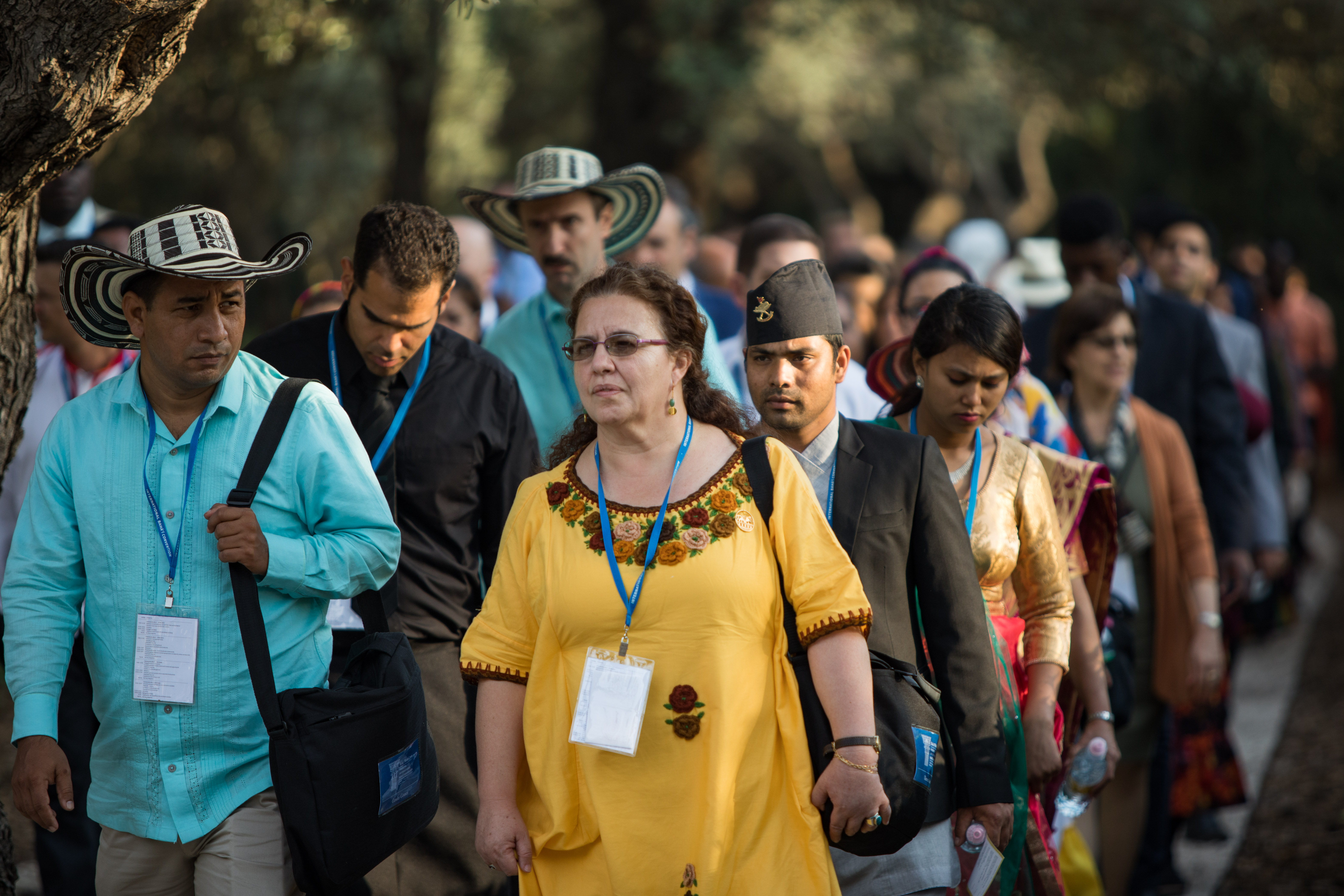 روز نهم عید رضوان اقشار، فرهنگ‌ها، نژادها و ملیت‌های مختلف از سراسر دنیا در بهجی حضور داشتند.