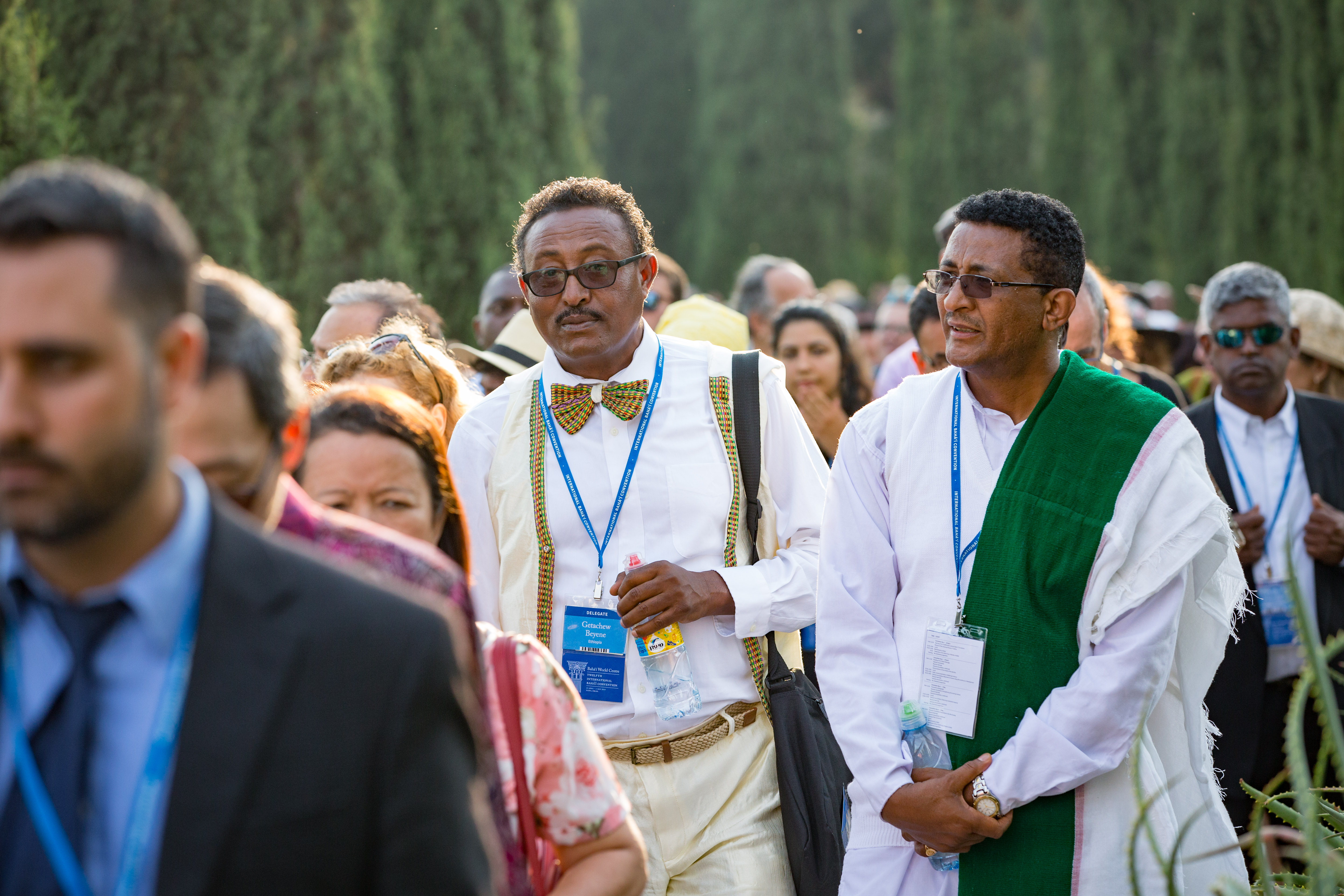 Tras la elección de la Casa Universal de Justicia, más de 2000 personas se reunieron en Bahji para celebrar el festival de Ridvan.