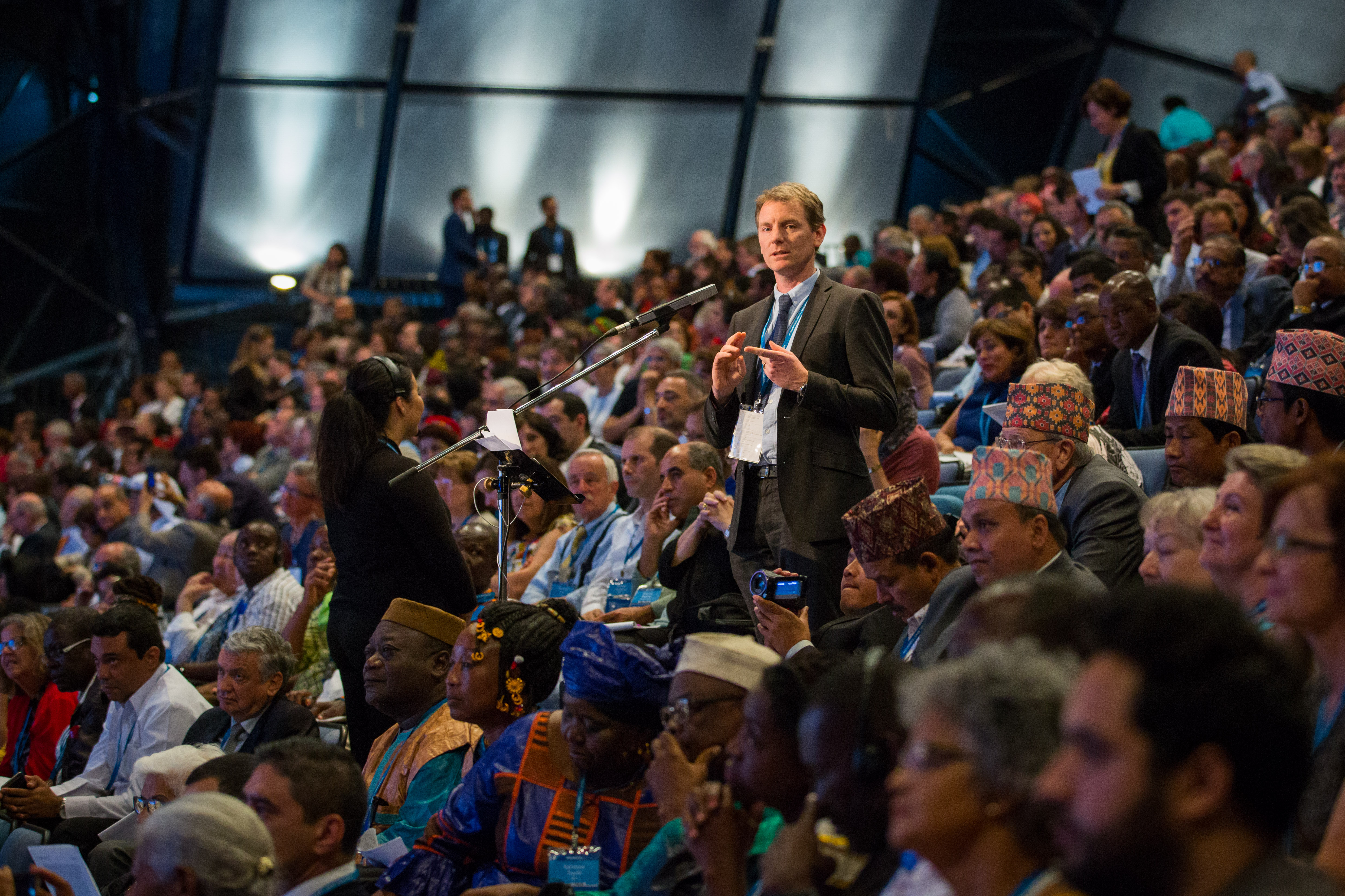 A delegate from New Zealand shares developments in his community.