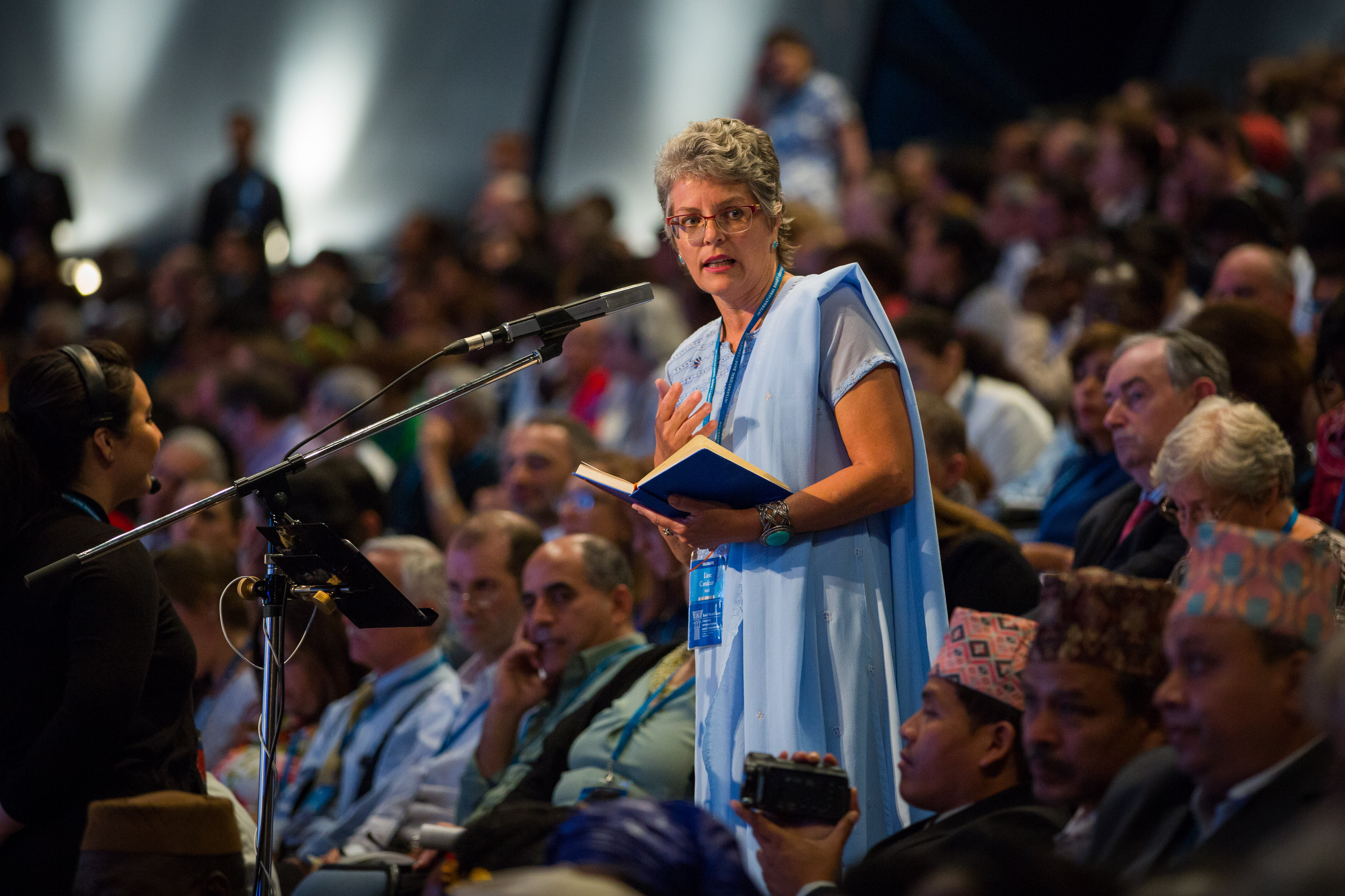 A delegate from Brazil addresses the Convention.