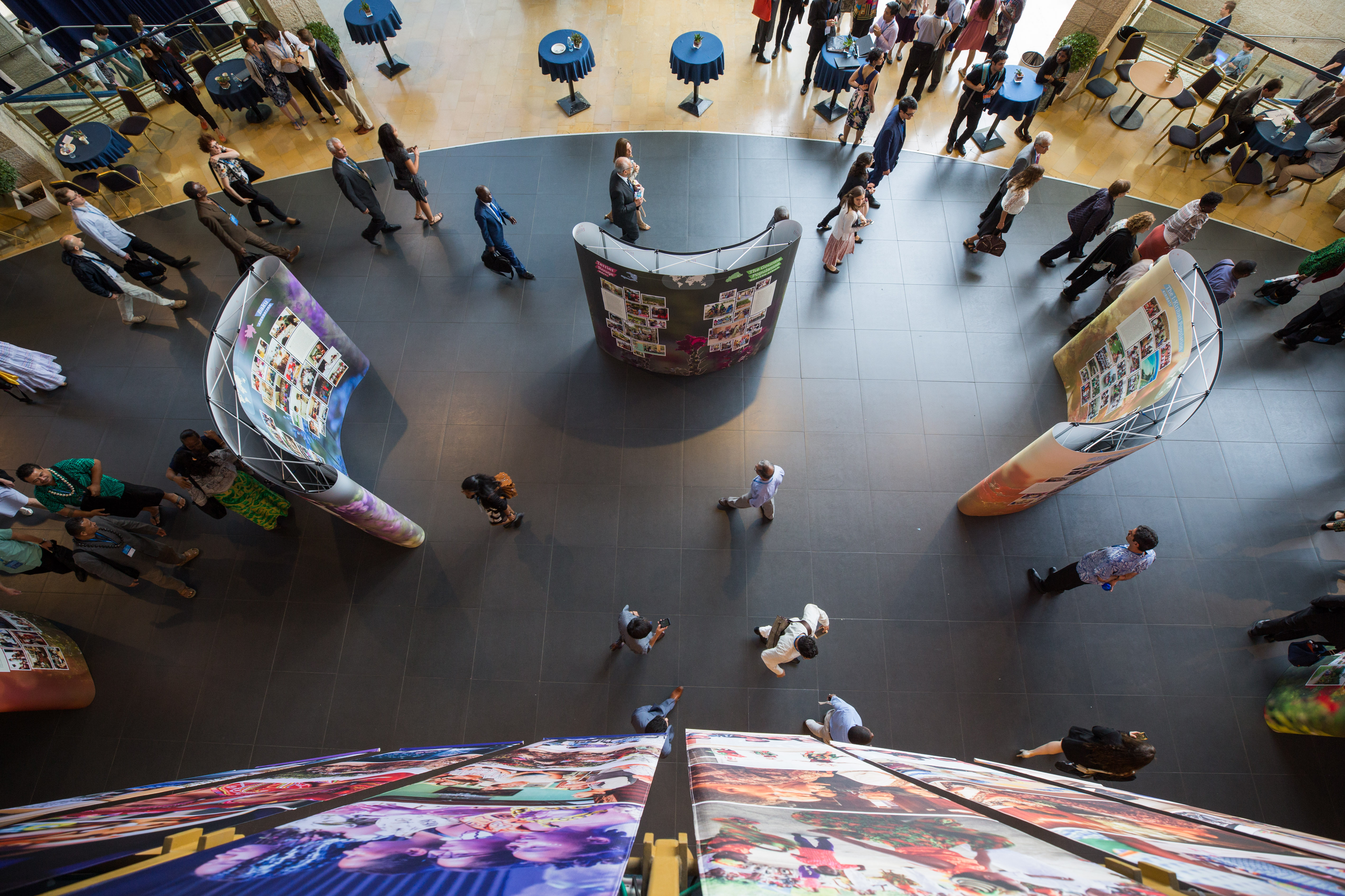 An exhibit at the Haifa International Convention Centre