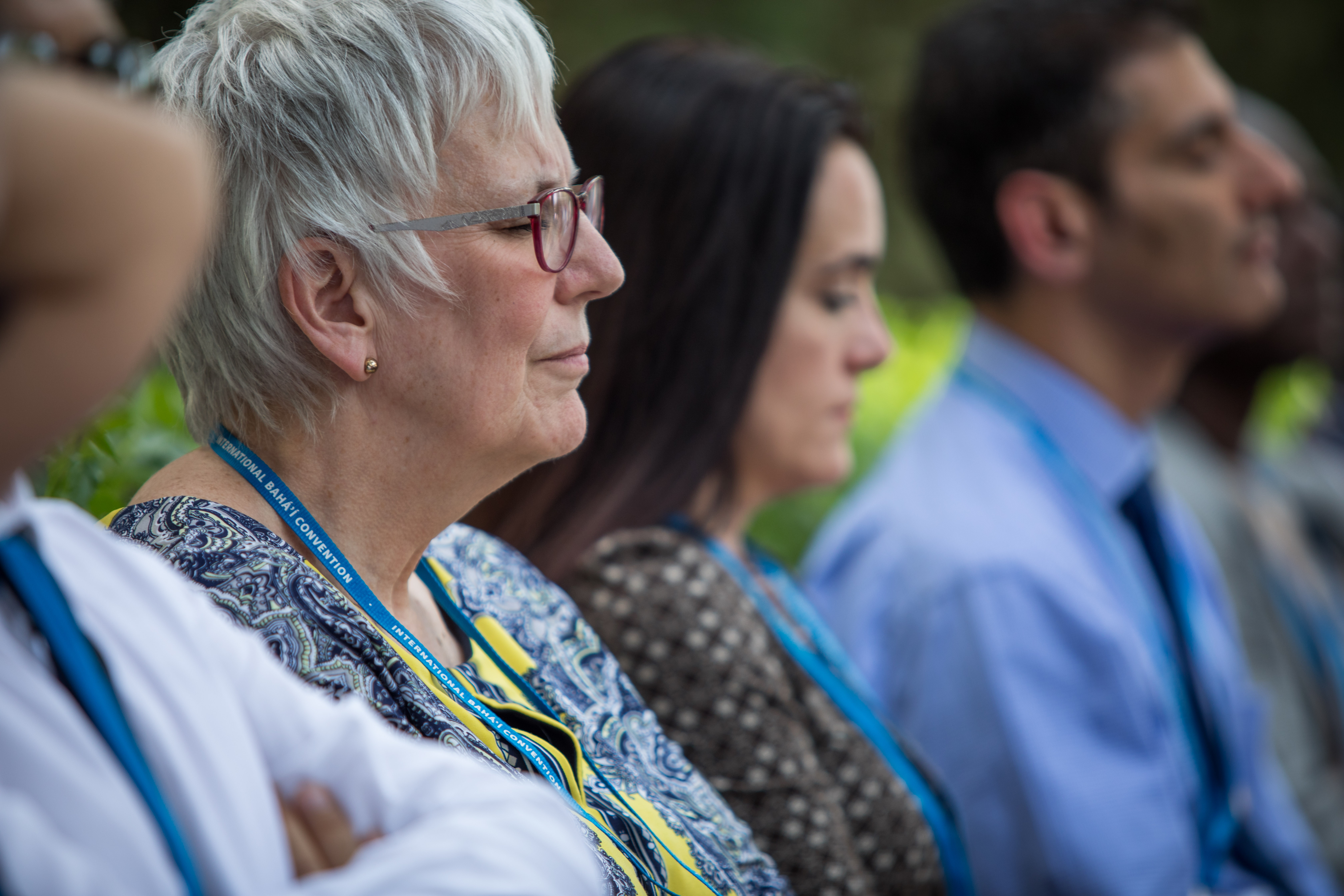 Prayers and sacred writings were read aloud during the holy day program.
