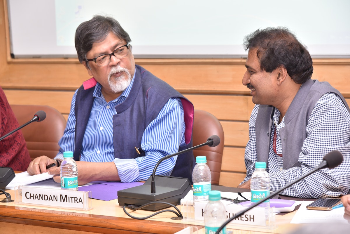 Dr. Chandan Mitra, the editor and managing director of The Pioneer newspaper, and Mr. K.G. Suresh, the director general of the Indian Institute of Mass Communication (IIMC), spoke at Saturday’s roundtable meeting titled “Covering Religion with Sensitivity and Understanding in an Interdependent World” held in New Delhi.