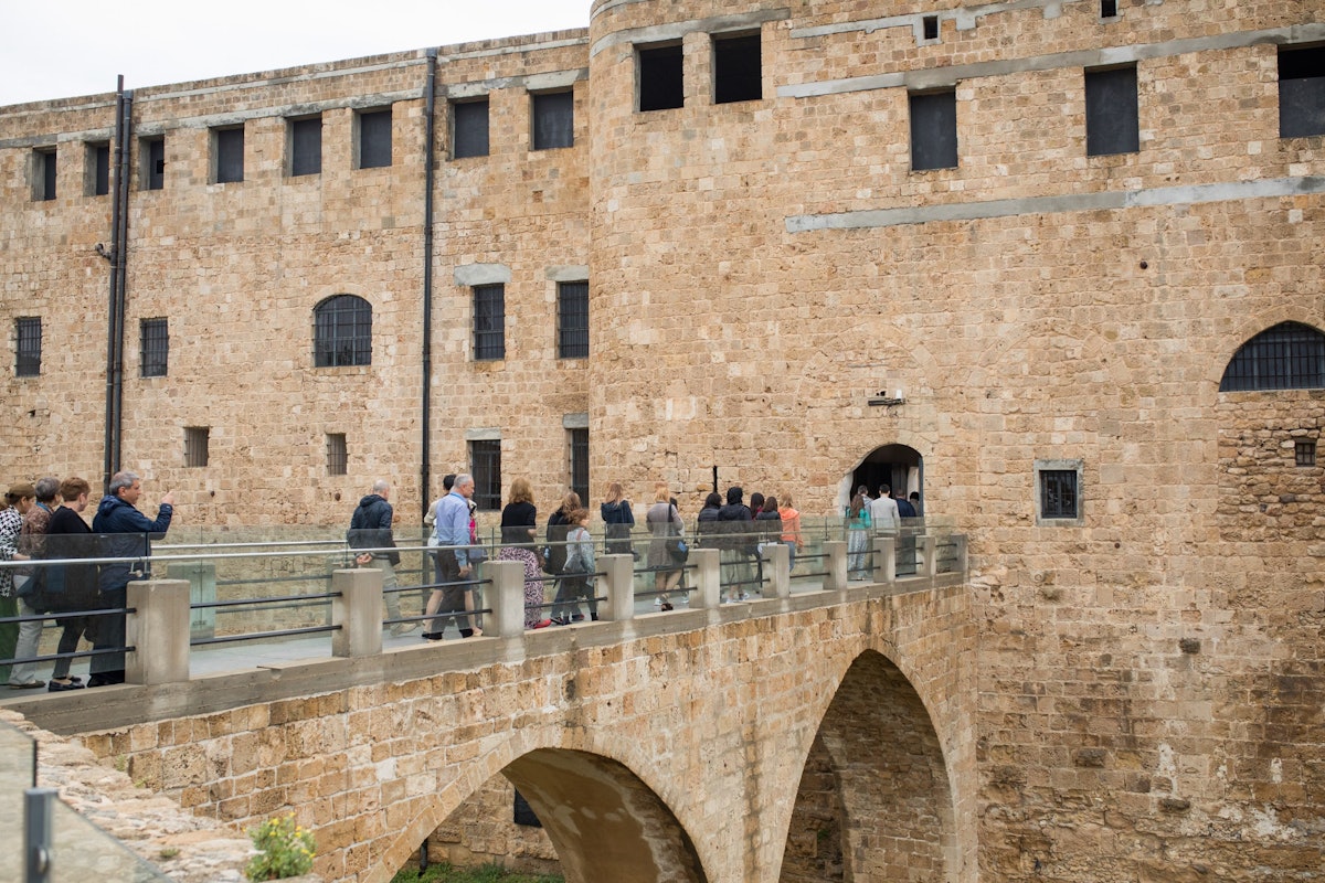 A group of Baha’is visit the prison where Baha’u’llah was held for more than two years. It was from confinement here in Akka where Baha’u’llah addressed the kings and rulers of His time.