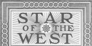 The cover of the second volume of *Star of the West*