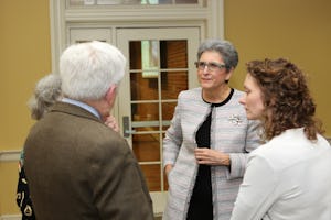 Hoda Mahmoudi (second from right) is the holder of the Baha’i Chair for World Peace at the University of Maryland, College Park. The Chair hosted a recent conference, bringing together scholars and practitioners from a range of fields to share emerging insights about attaining global peace and security.