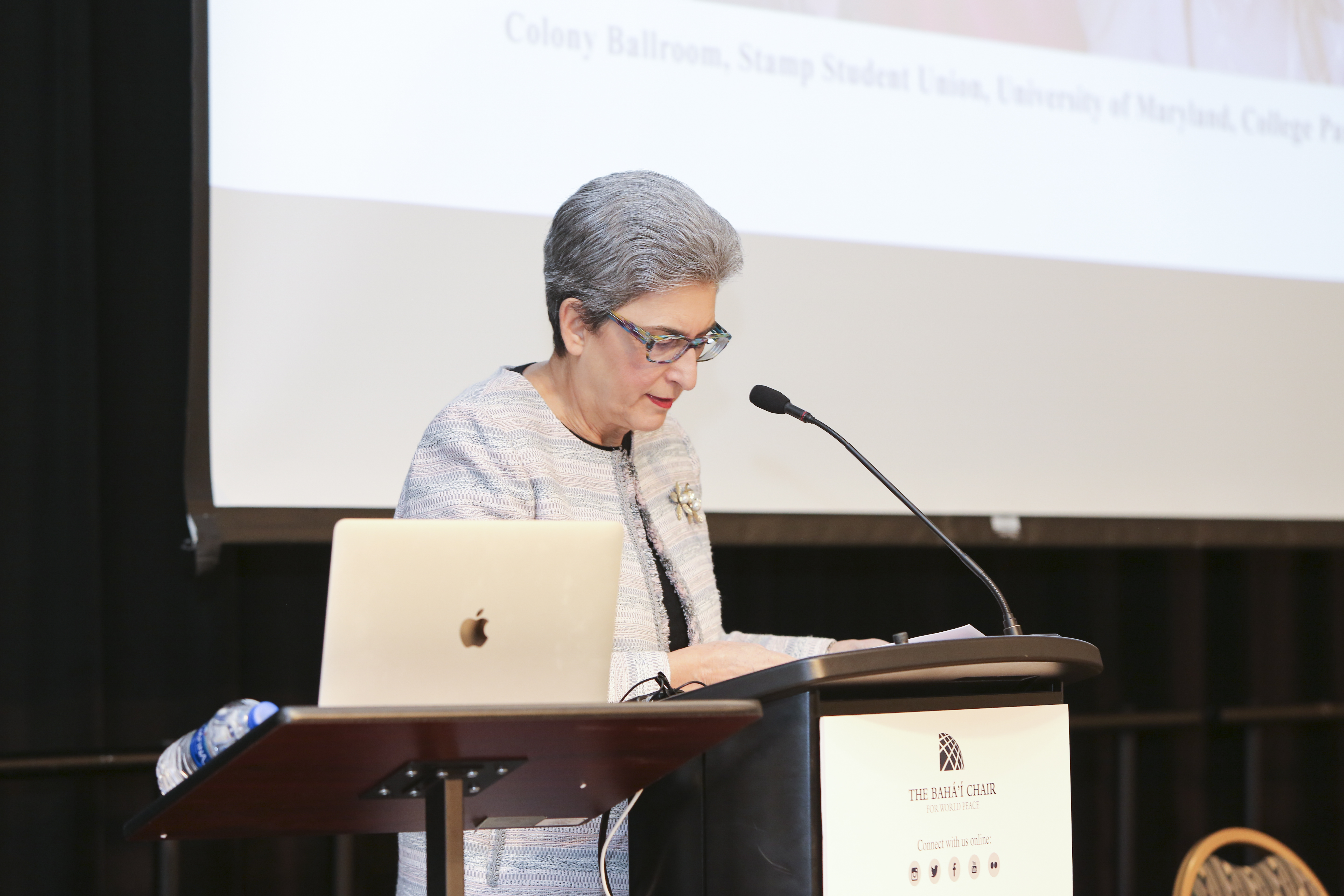 Dr. Mahmoudi said later of the conference: “The pursuit of peace is a process that must be sustained indefinitely because the barriers to peace are big and complex. We have to bring new thinking into this process. We have to raise consciousness about this complex endeavor. We have to bring more like-minded people together to explore the ideas and essential strategies.”