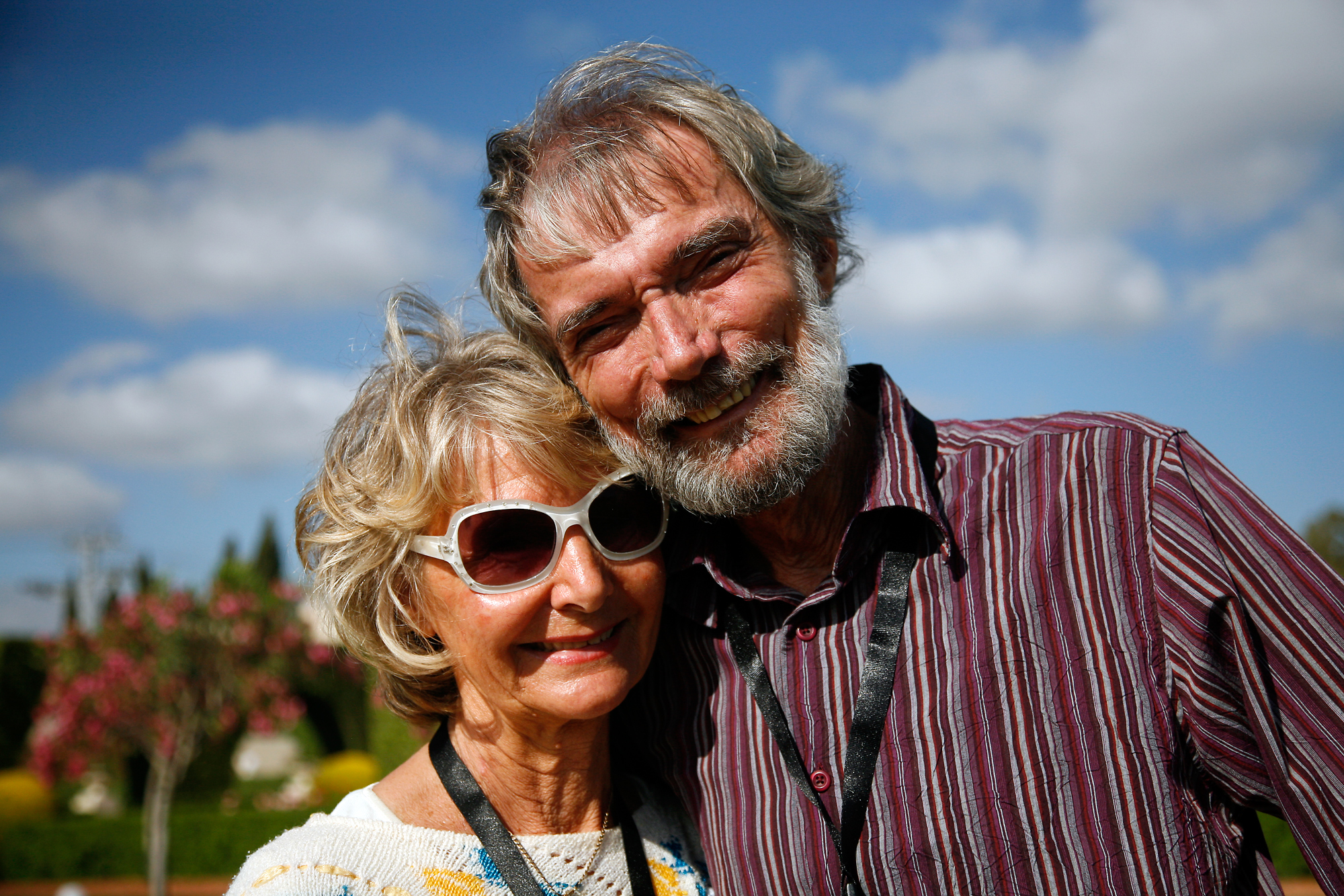 Nora Vivie Nedden and William Nedden, delegates from the Leeward Islands.