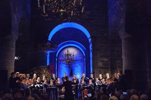 Bahiyyih Nakhjavani reads "The Sparrow" by Mahvash Sabet at the performance of Lasse Thoresen's composition *Prison Poems* at the Oslo International Church Music Festival in March 2017.